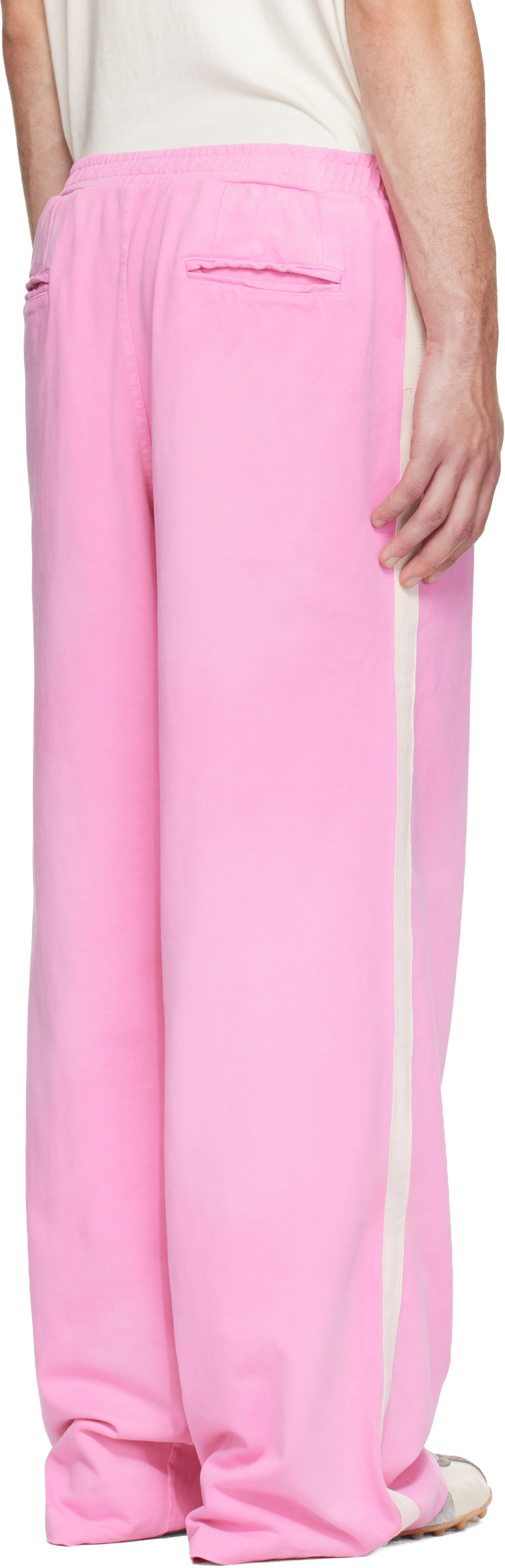 424 - Pink Striped Sweatpants