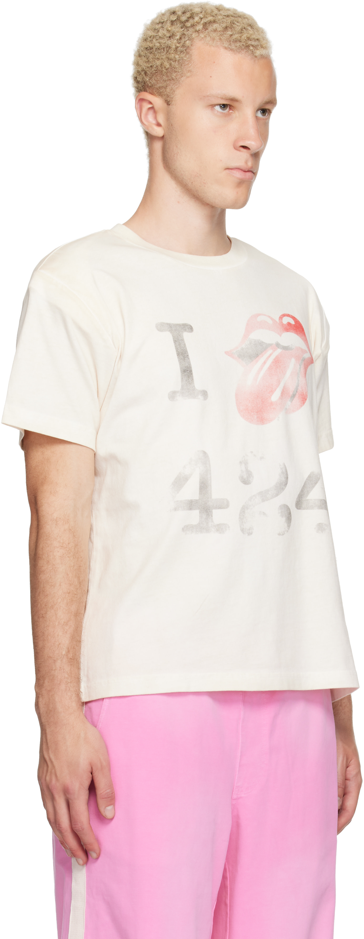 424: Off-White 'I Love 424' Tongue T-shirt | SSENSE Canada