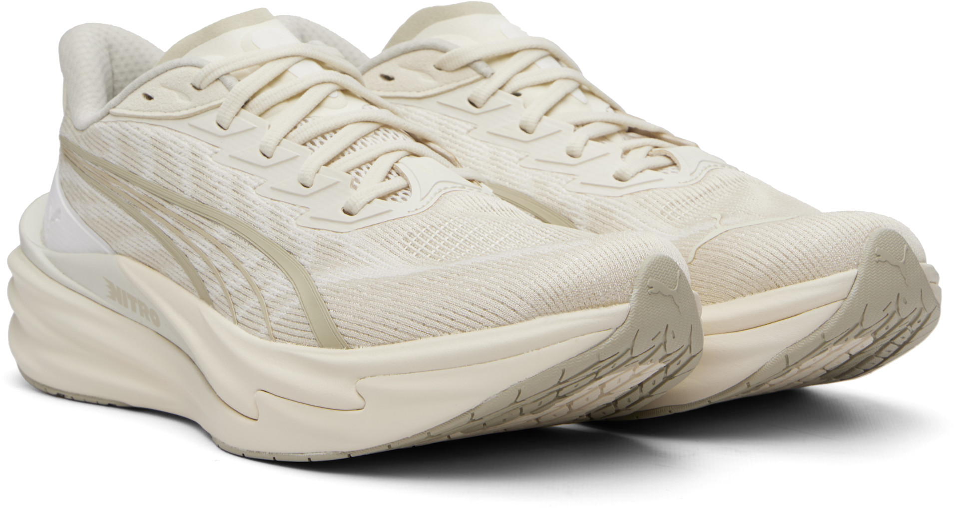 PUMA - Baskets Deviate NITRO 4 blanc cassé
