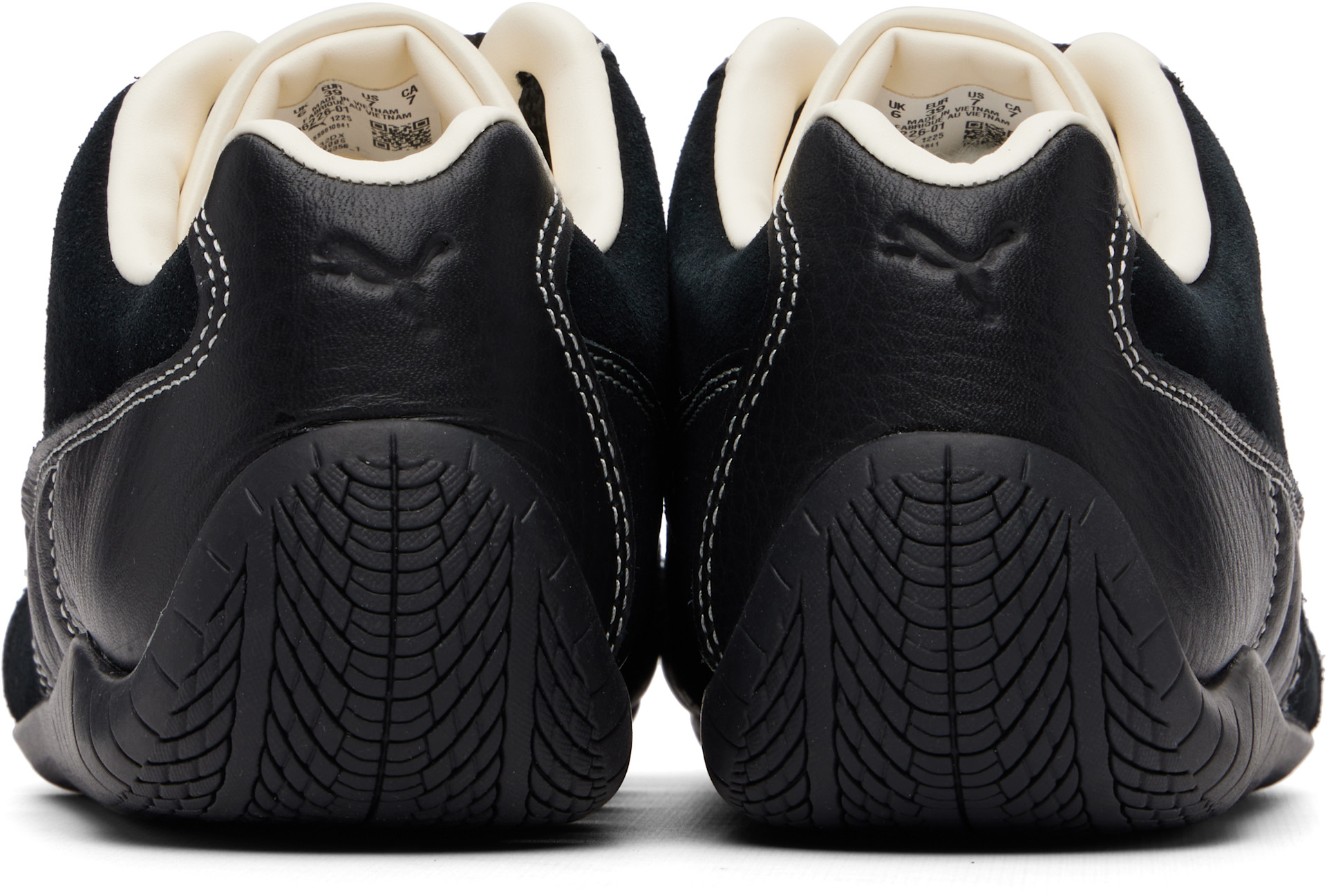 PUMA: Black Speedcat Icons Sneakers | SSENSE