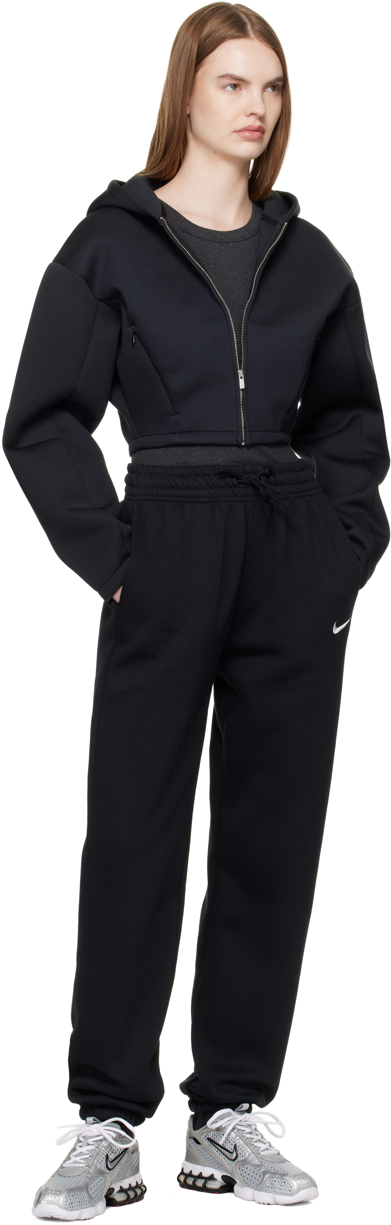Nike: ブラック Sportswear フルジップ ジャケット | SSENSE 日本