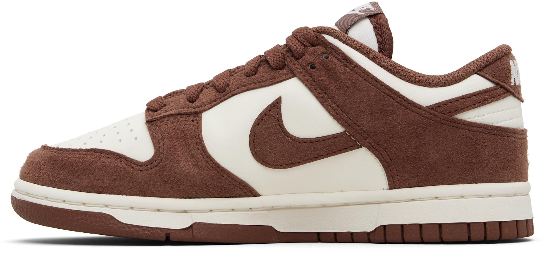 Nike: バーガンディ＆ホワイト Dunk Low スニーカー | SSENSE 日本
