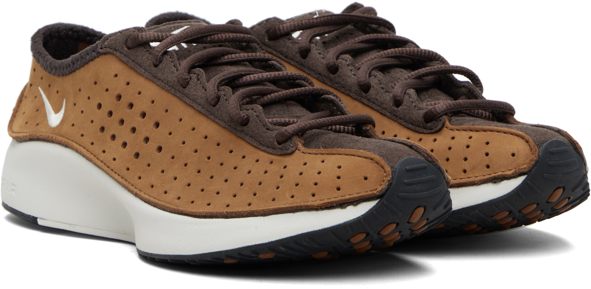 Nike - Baskets Air Superfly brun clair et brun