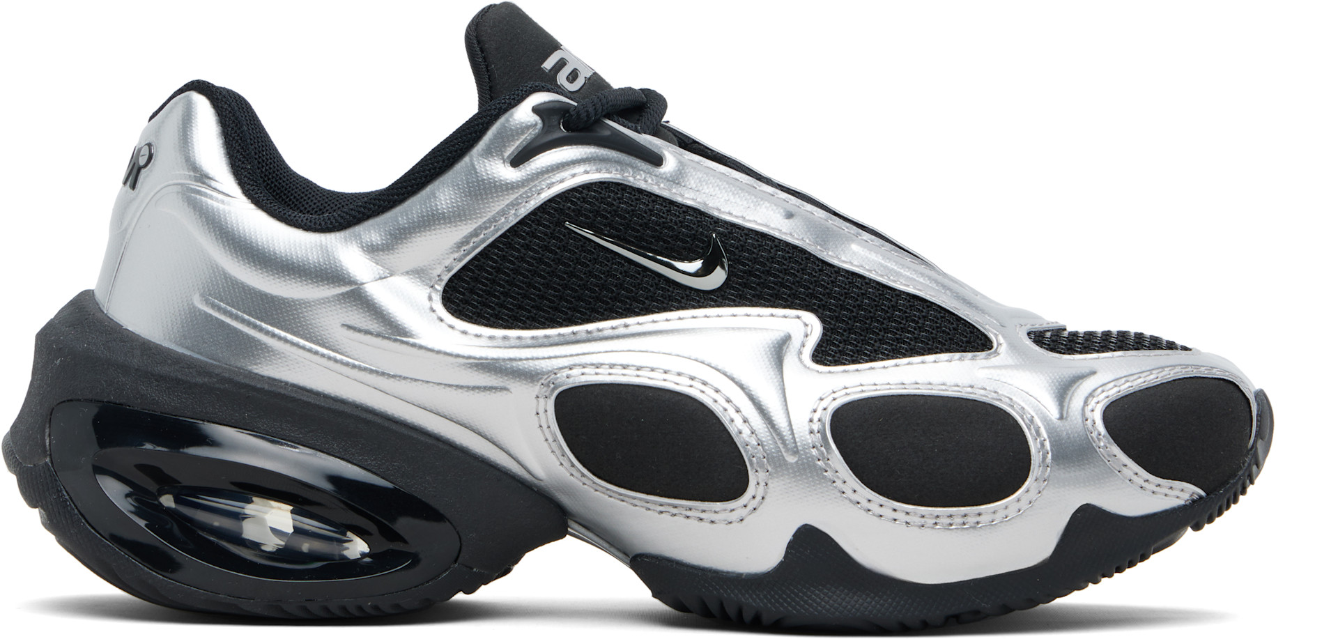 Nike - Baskets Air Max Muse noir et argenté