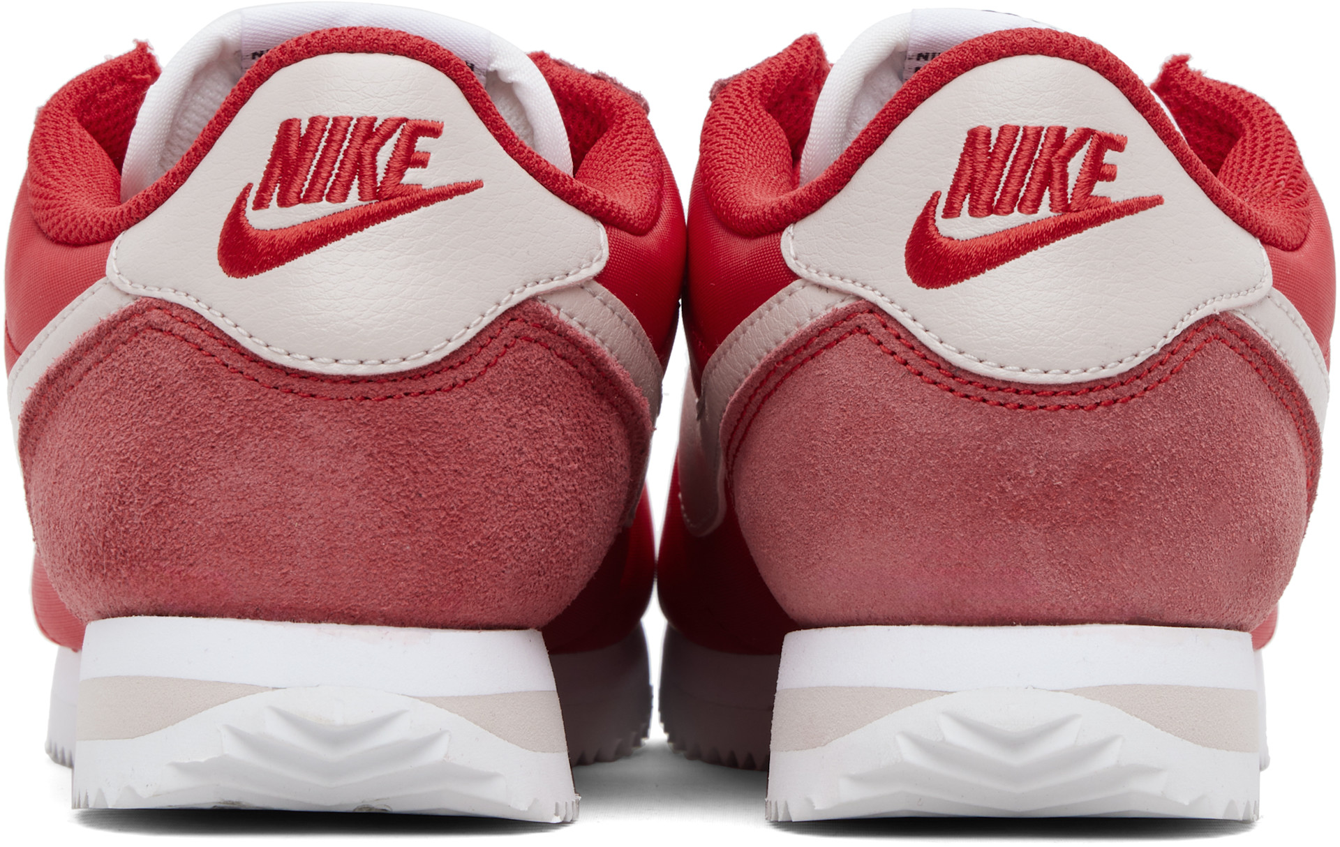 Nike - Baskets Cortez rouges en canevas