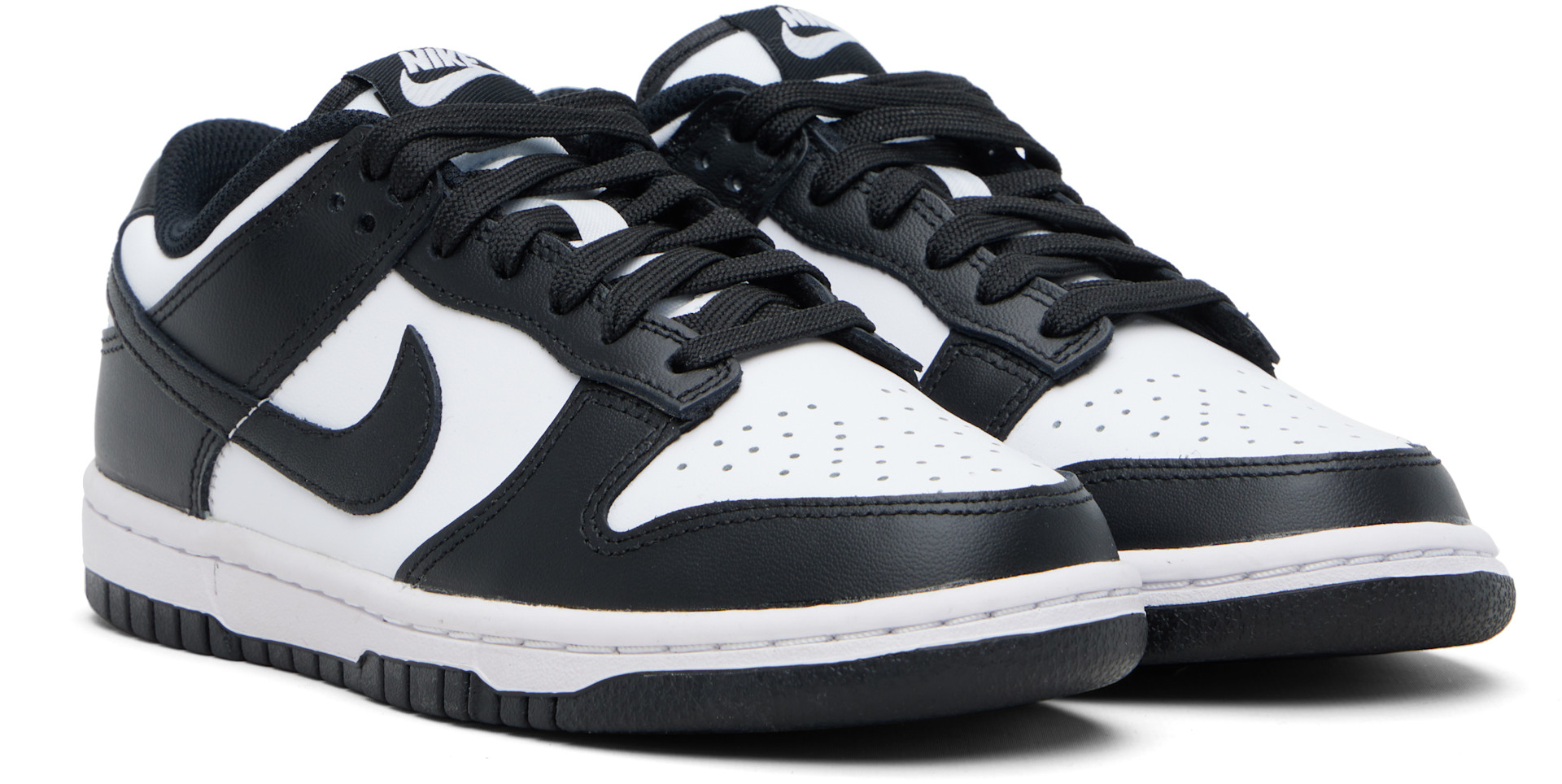 Nike - Baskets basses Dunk blanc et noir