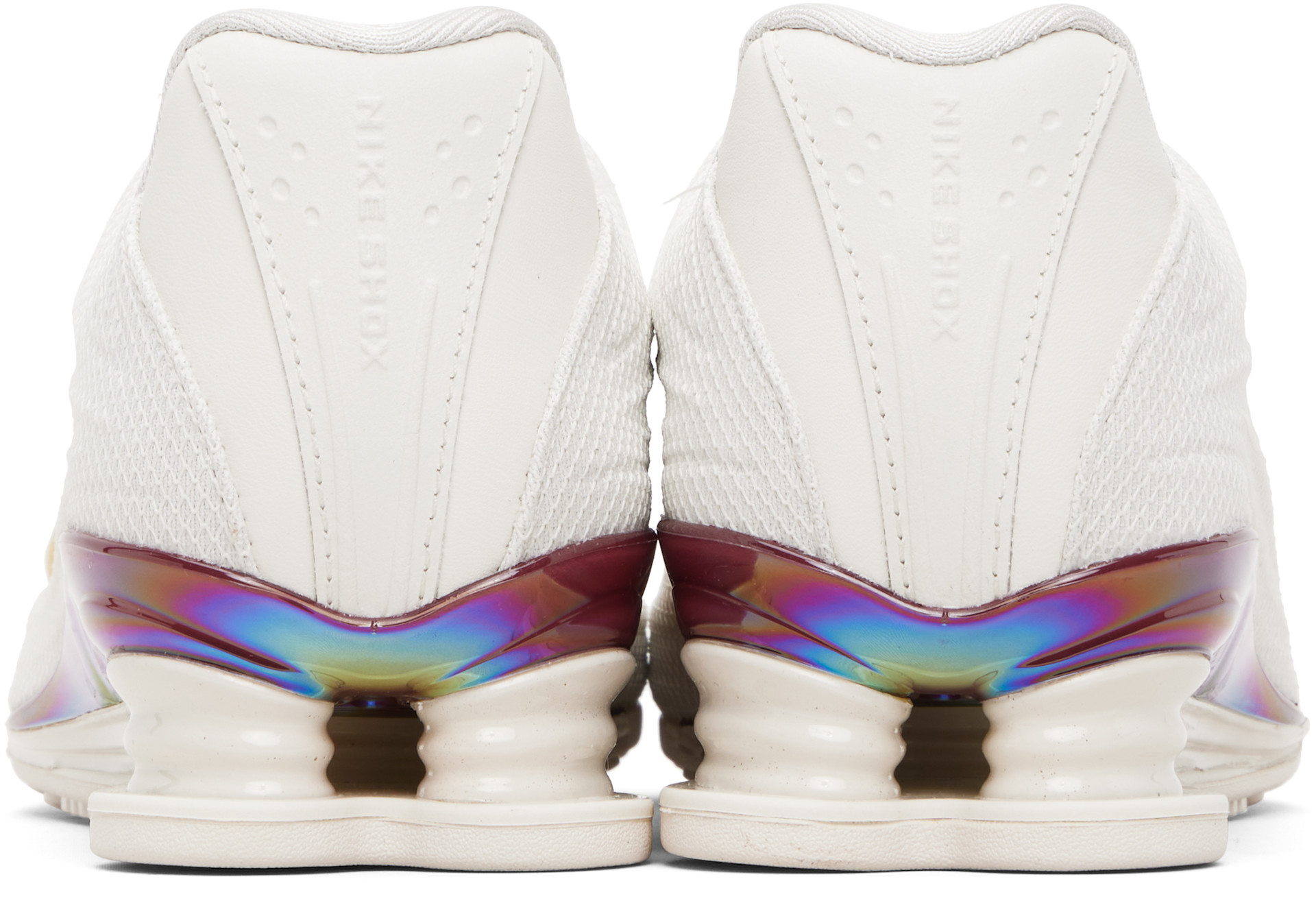 Nike - Baskets Shox Z SE blanc cassé