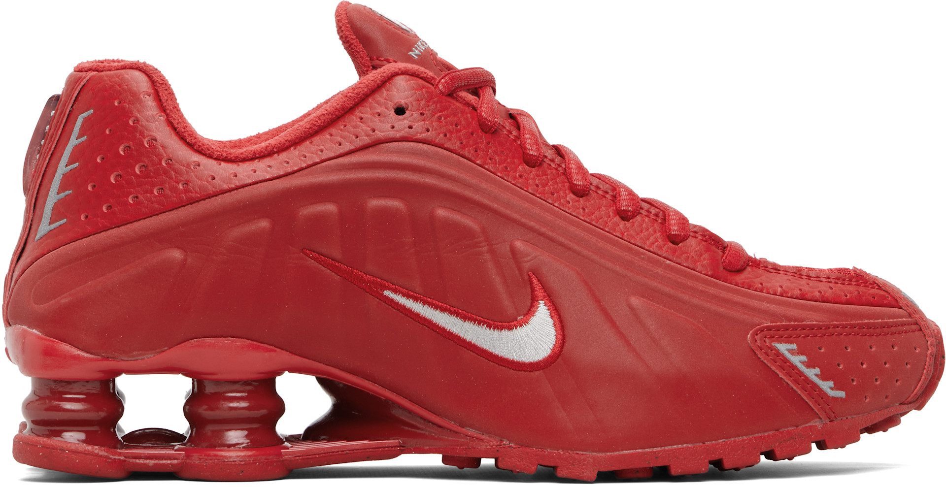 Nike - Baskets Shox R4 rouges