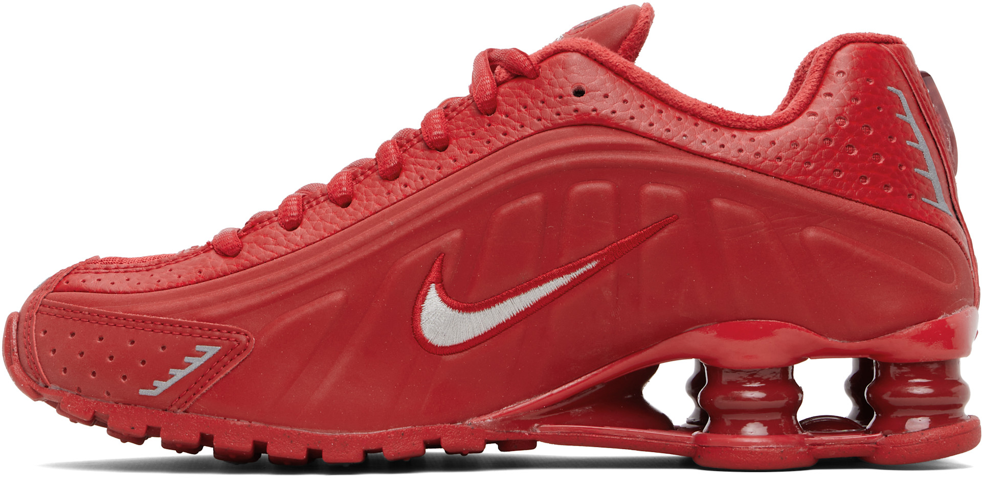 Nike - Baskets Shox R4 rouges