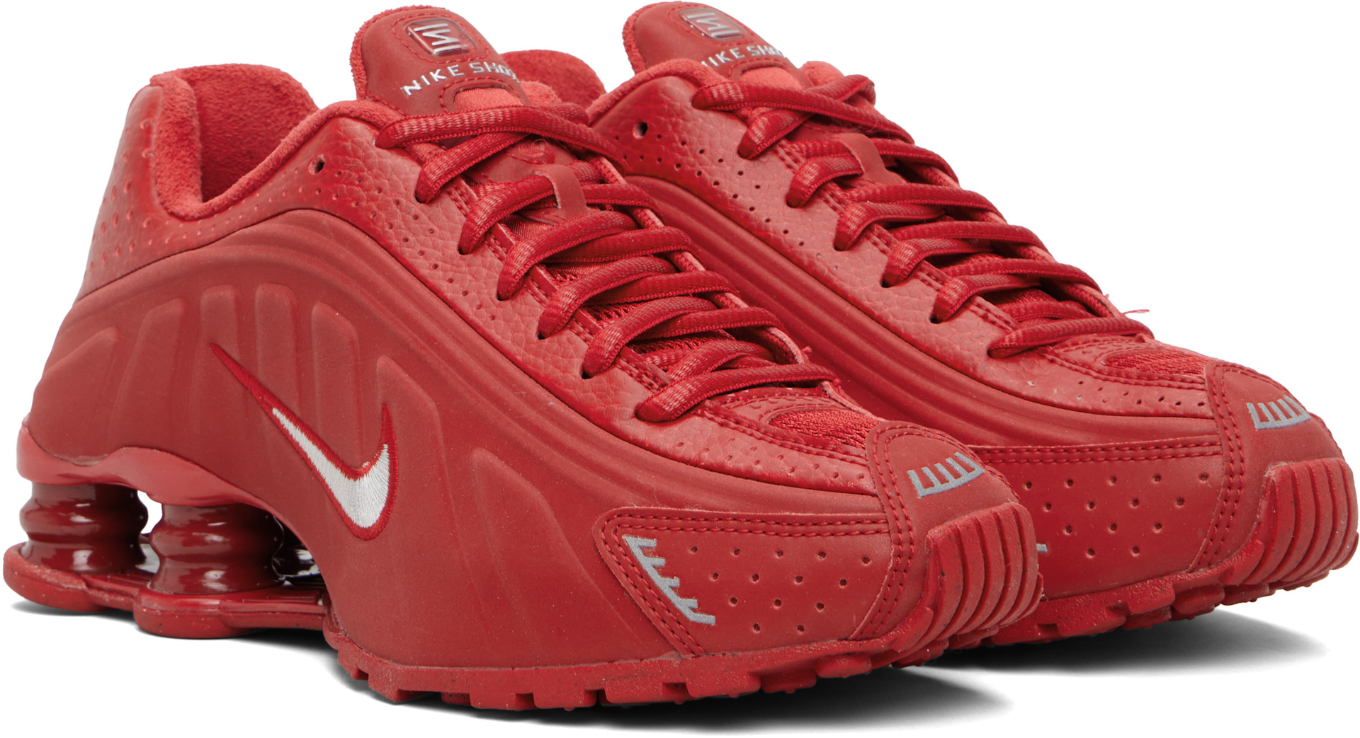 Nike - Baskets Shox R4 rouges