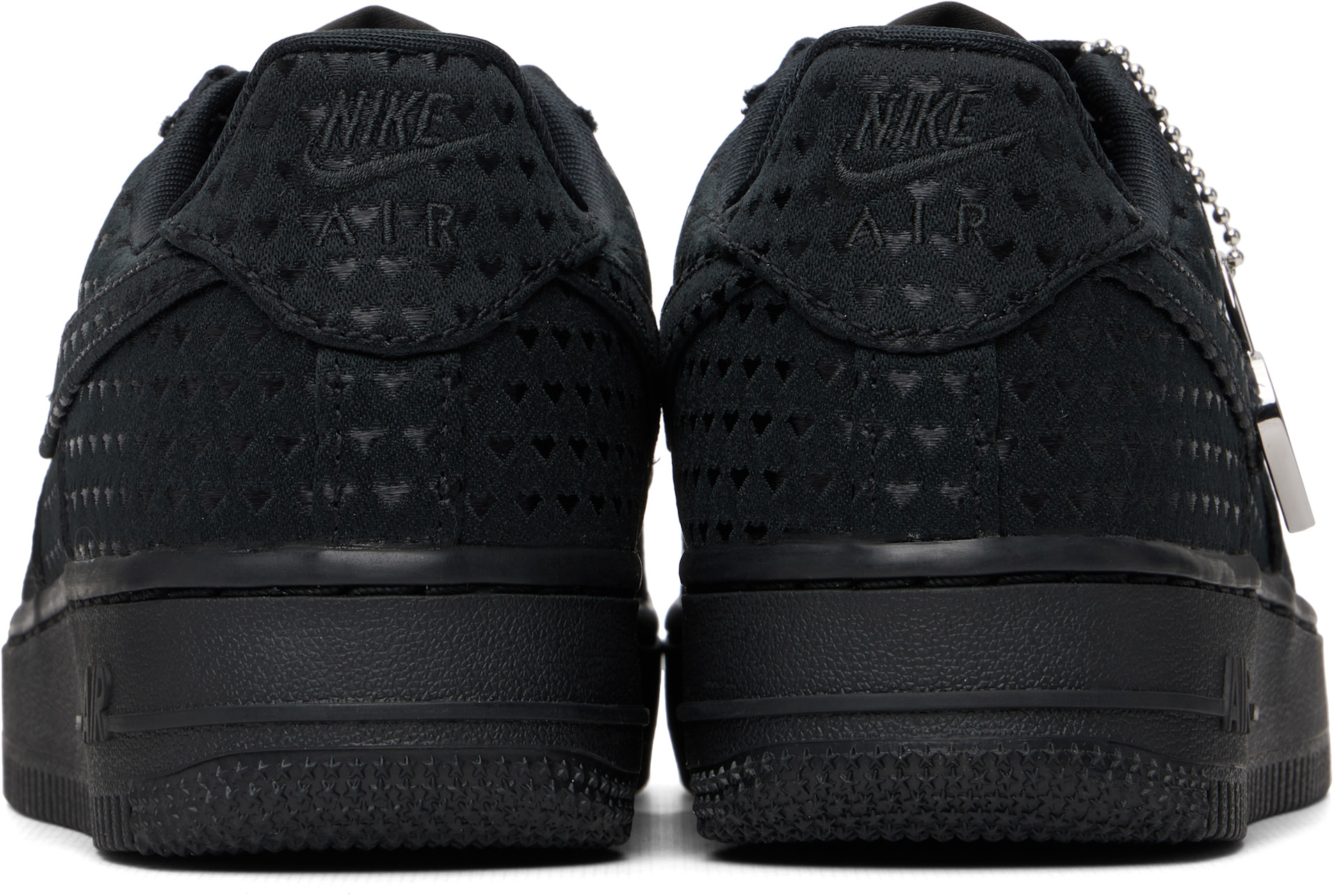 Nike: Black Air Force 1 '07 SE 'Valentine's Day' Sneakers | SSENSE