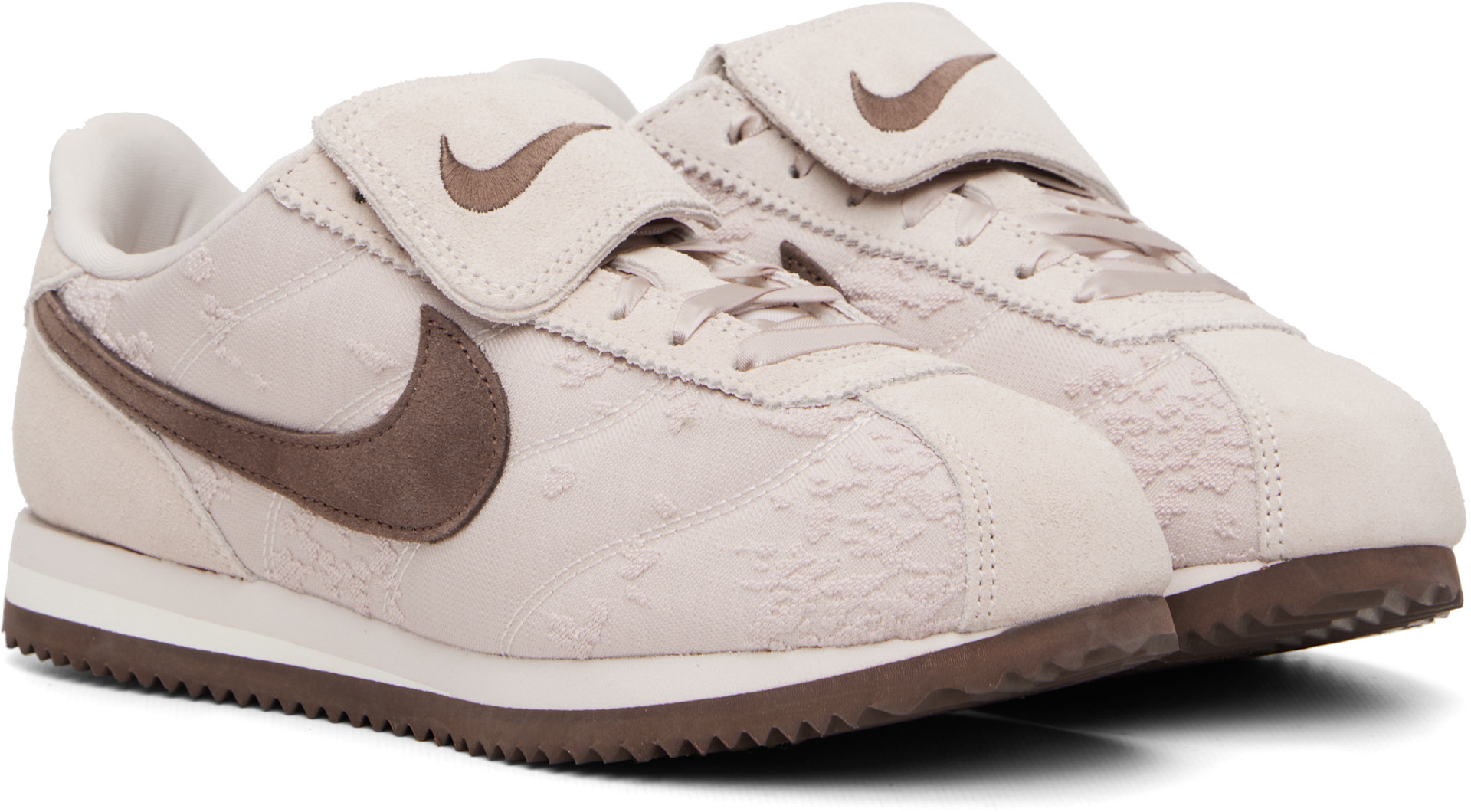 Nike - Baskets Cortez roses en filet
