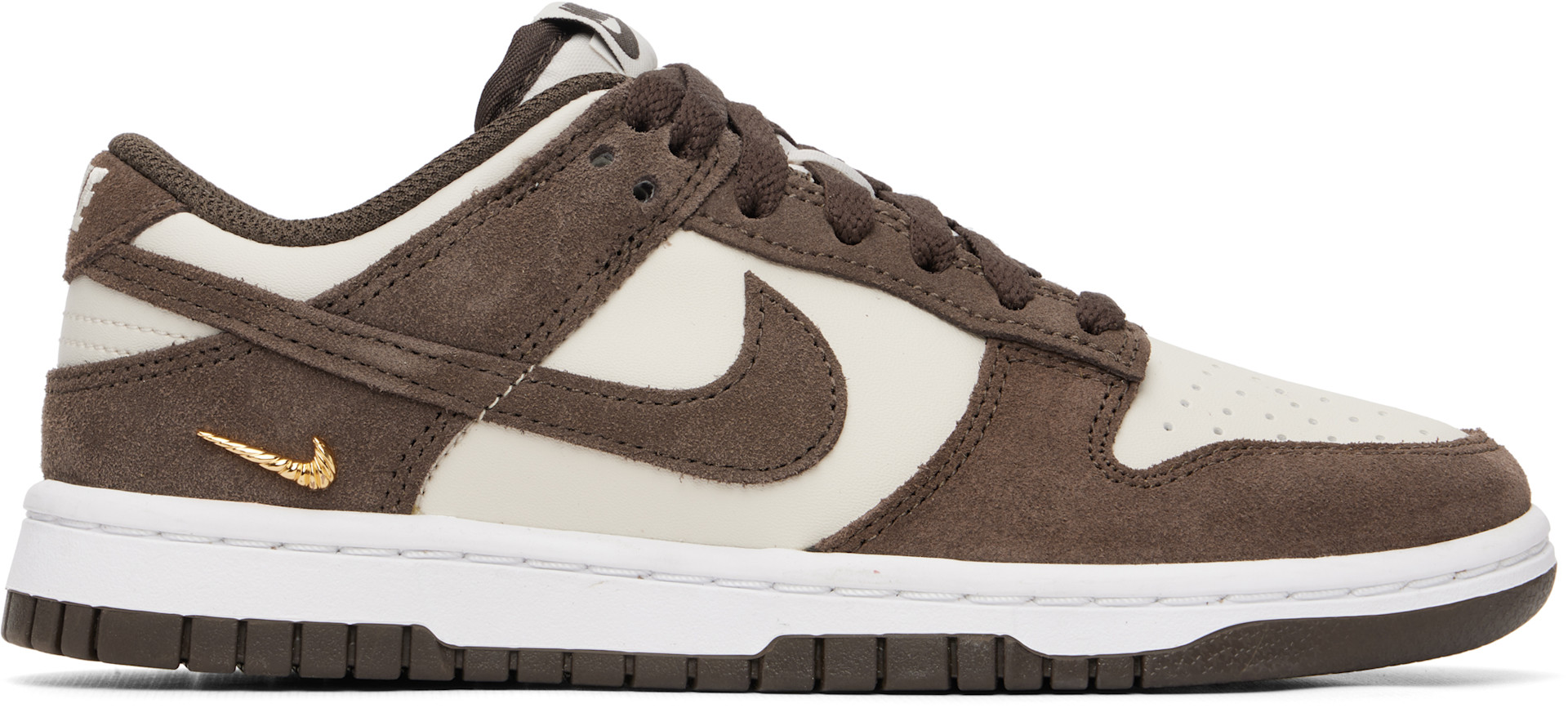 Nike - Baskets basses Dunk SE brun et beige
