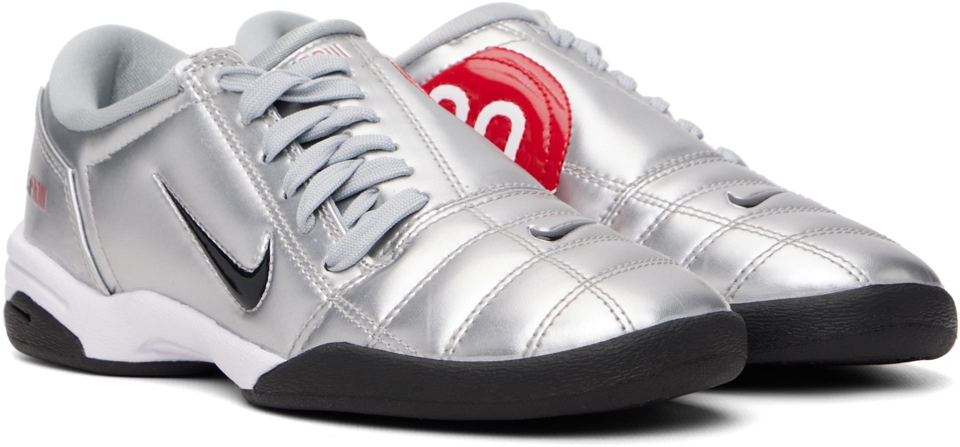 Nike: Silver Total 90 Sneakers | SSENSE