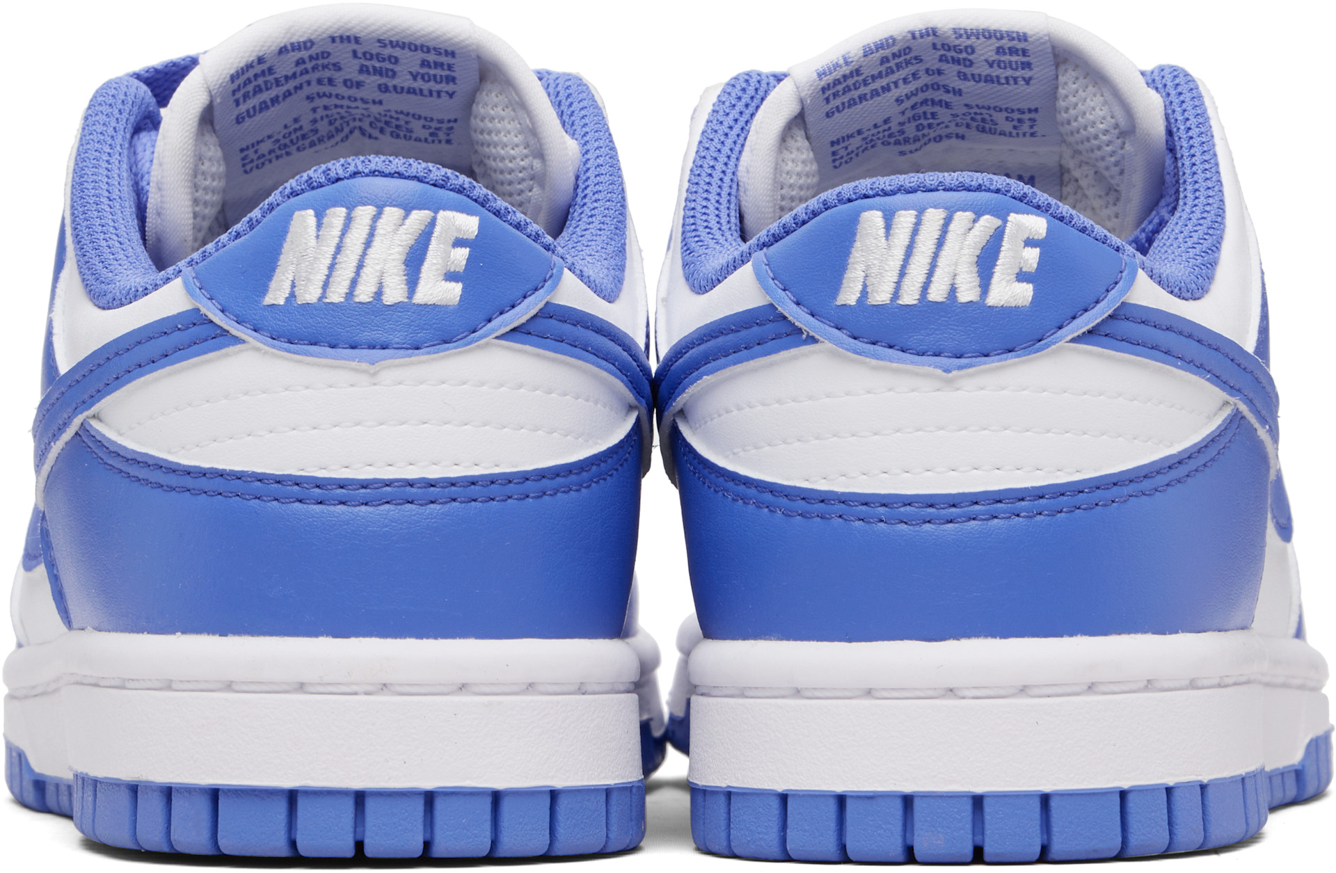 Nike - Baskets basses Dunk blanc et mauve