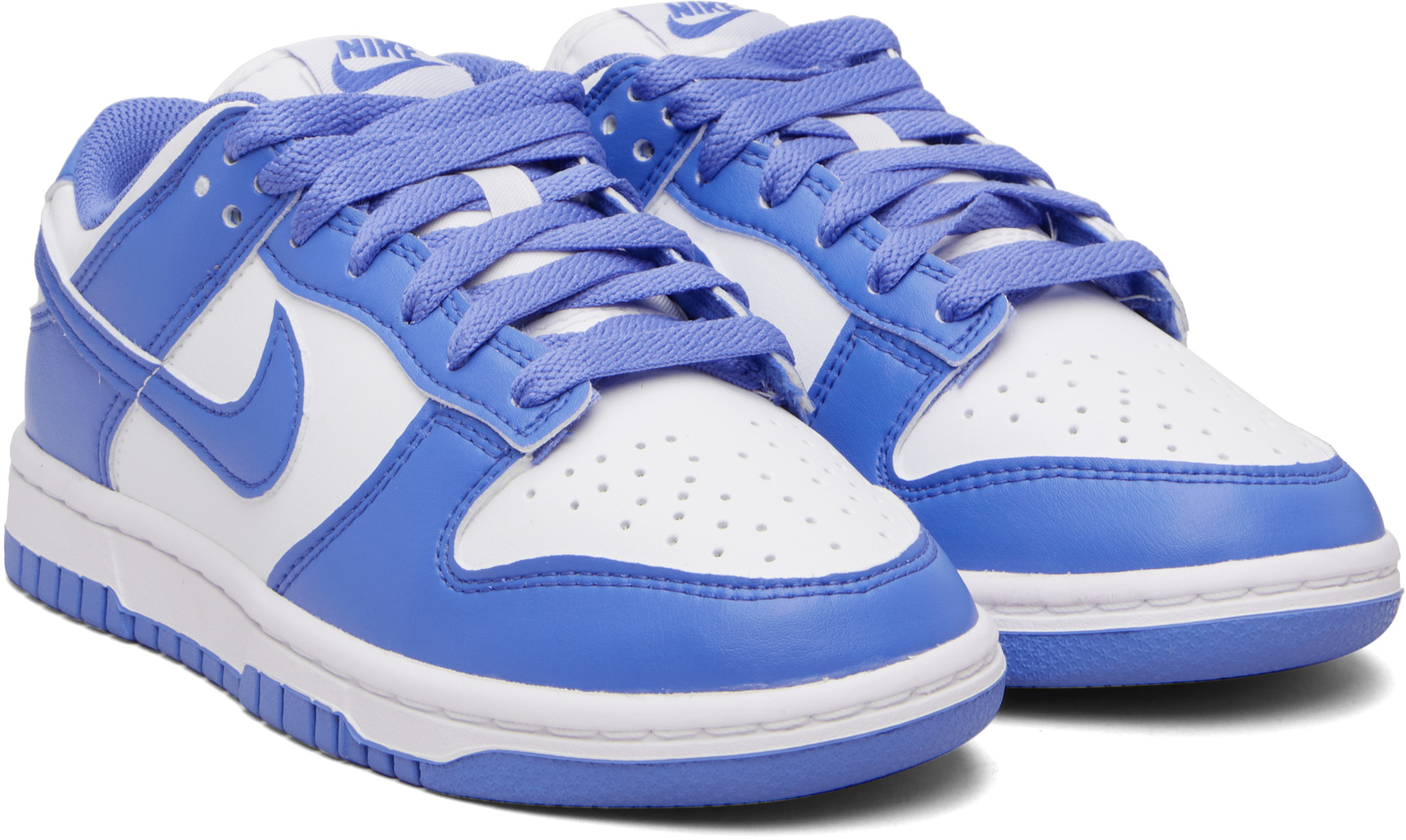 Nike - Baskets basses Dunk blanc et mauve