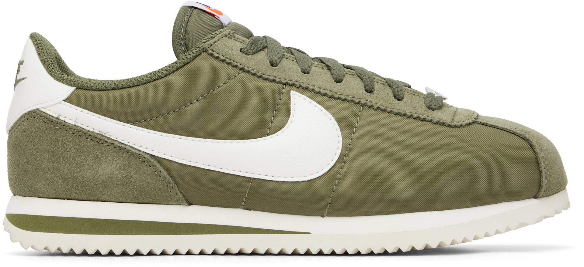 Nike - Baskets Cortez kaki en canevas
