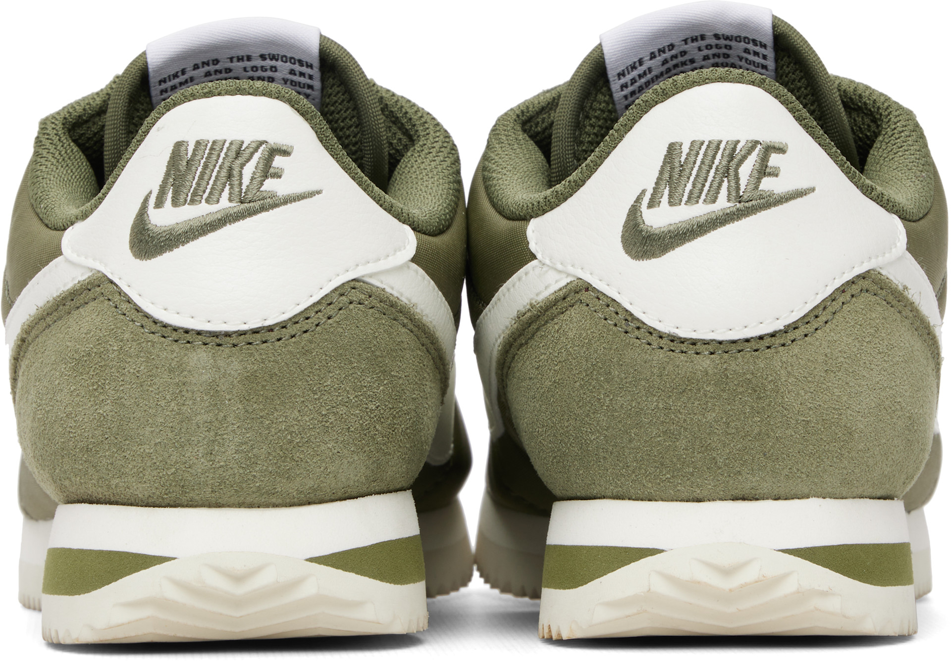 Nike - Baskets Cortez kaki en canevas