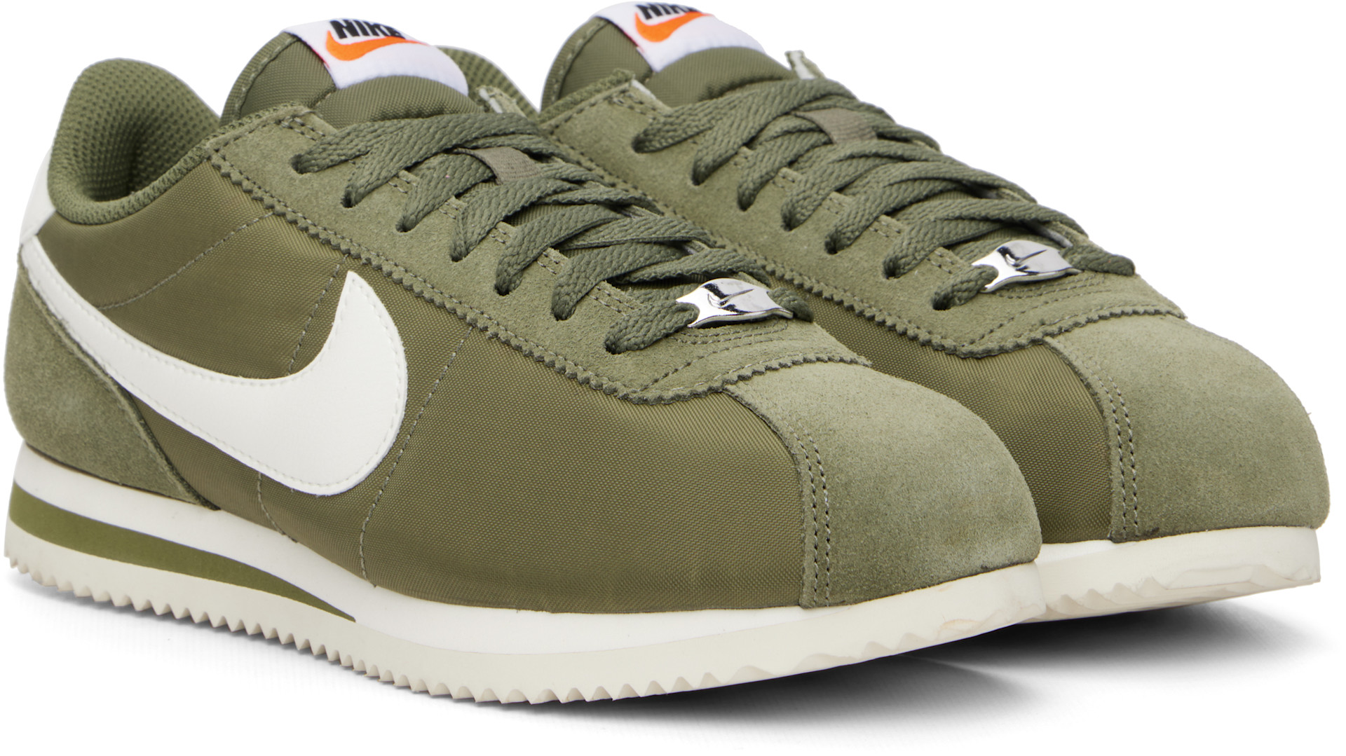 Nike - Baskets Cortez kaki en canevas