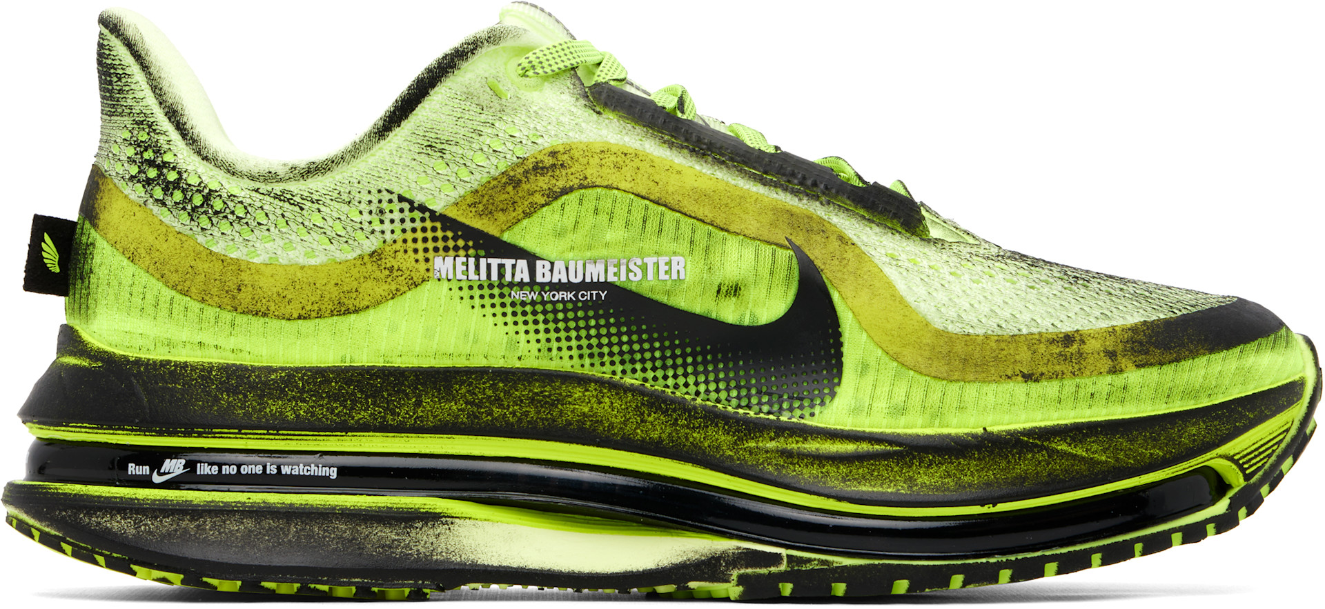 Nike: Green Melitta Baumeister Edition Pegasus Premium Sneakers