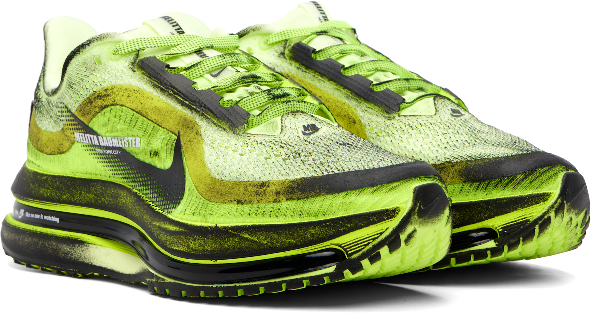 Nike: Green Melitta Baumeister Edition Pegasus Premium Sneakers 