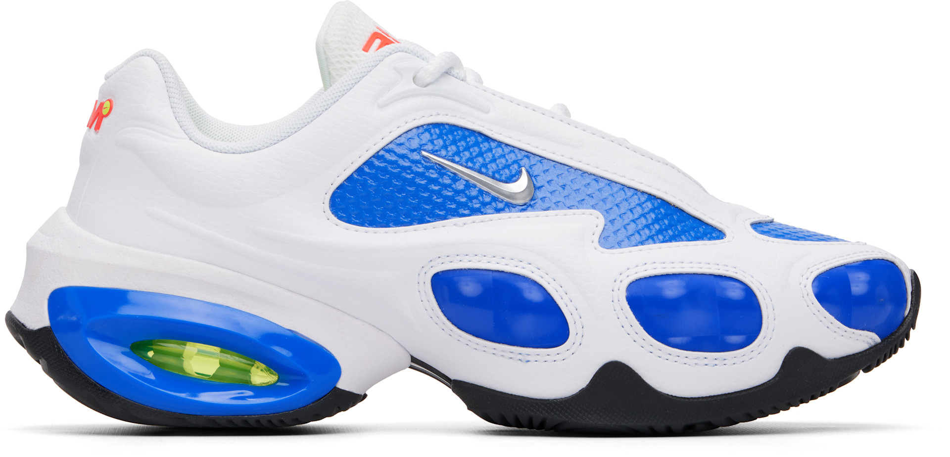 Nike: White & Navy Veneda Carter Edition Air Max Muse Sneakers