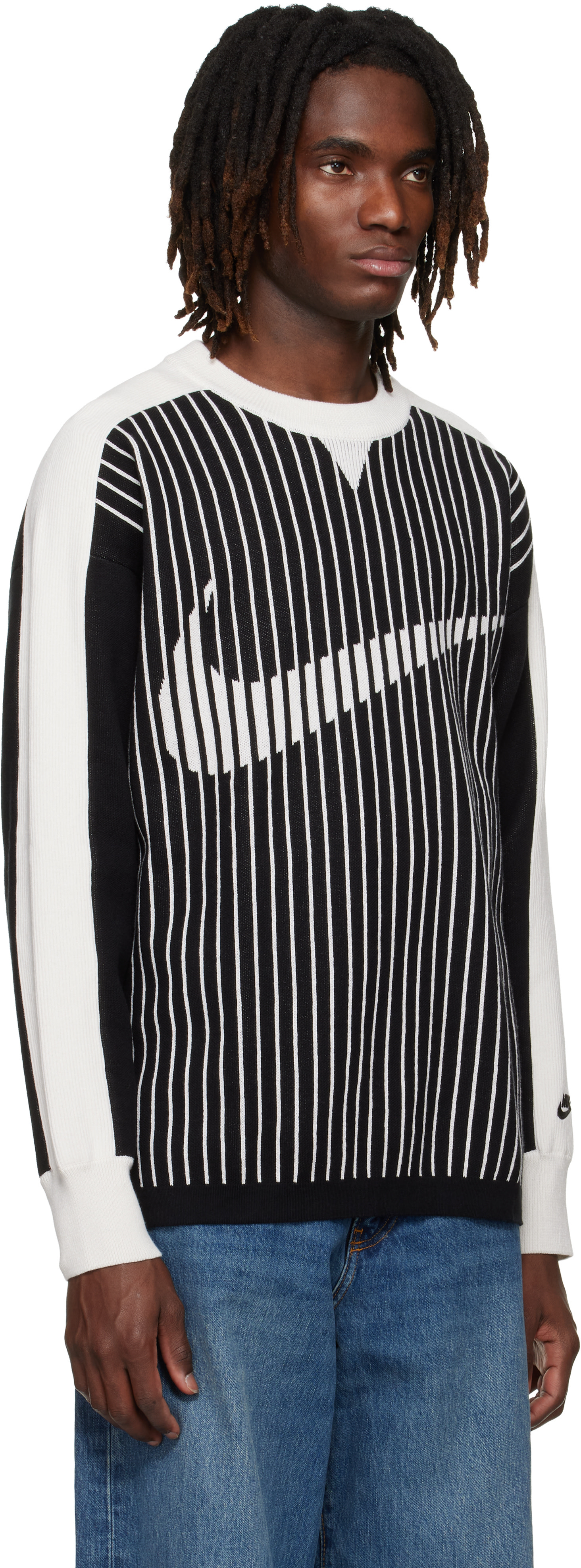 Nike - Pull noir et blanc - Club