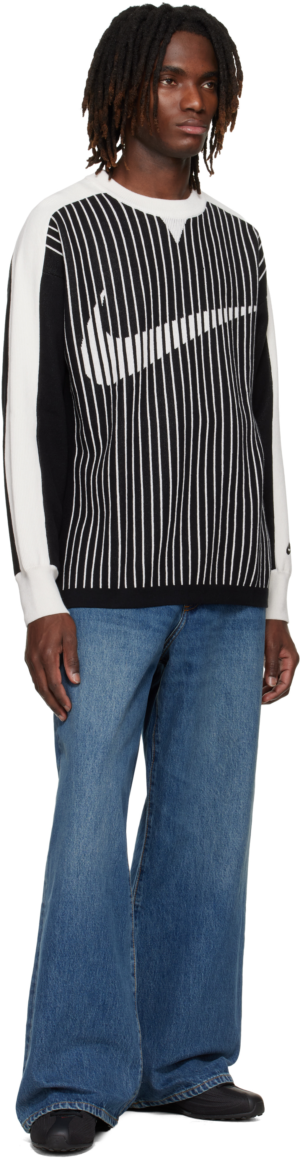 Nike - Pull noir et blanc - Club