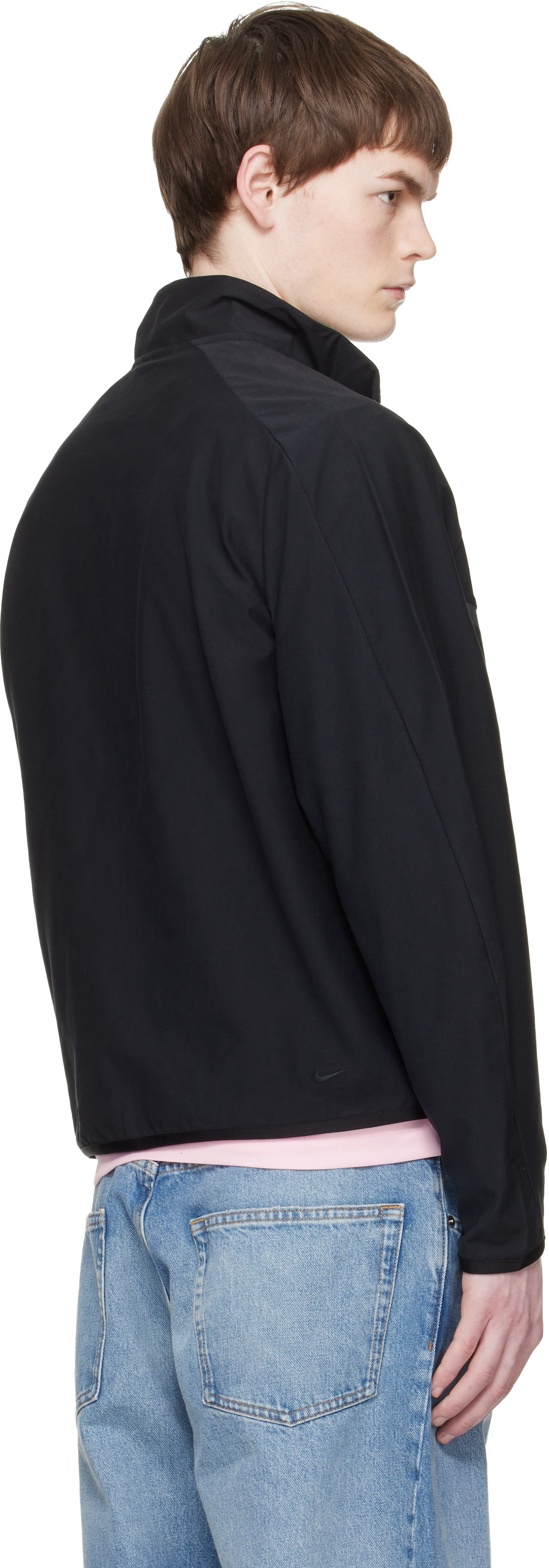 Nike: ブラック Dri-FIT Shori-Knit トラックジャケット | SSENSE 日本