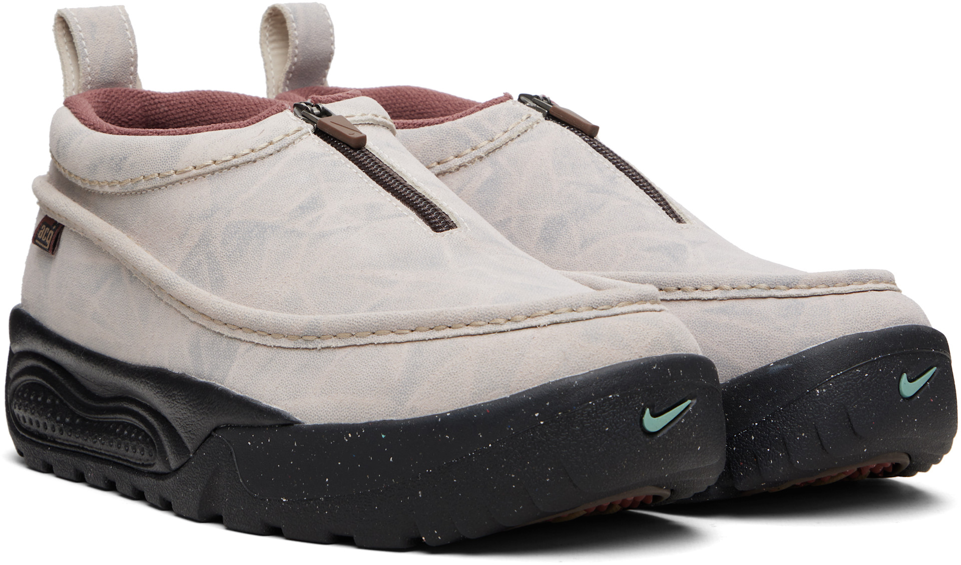 Nike: Gray ACG Izy Loafers | SSENSE Canada