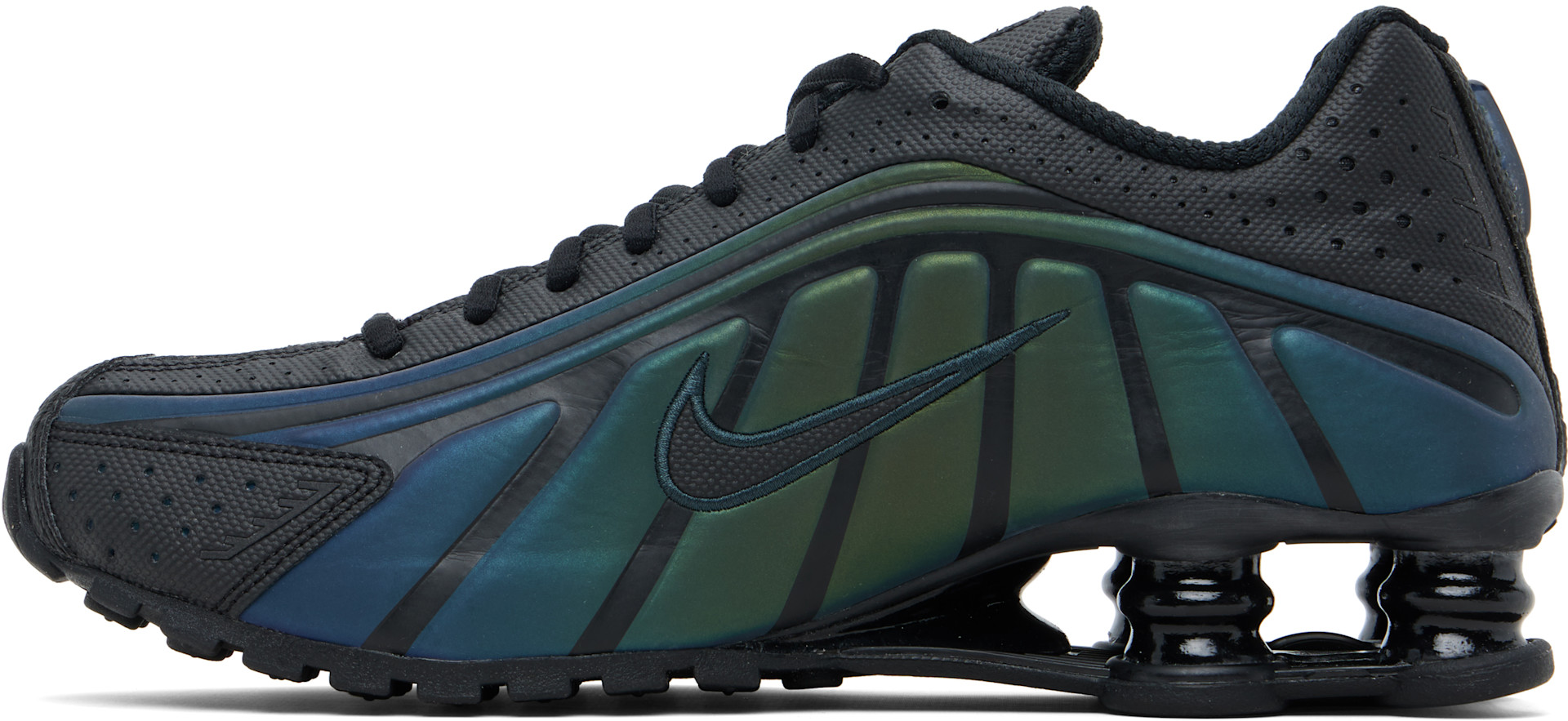 Nike - Baskets Shox TL noir et vert