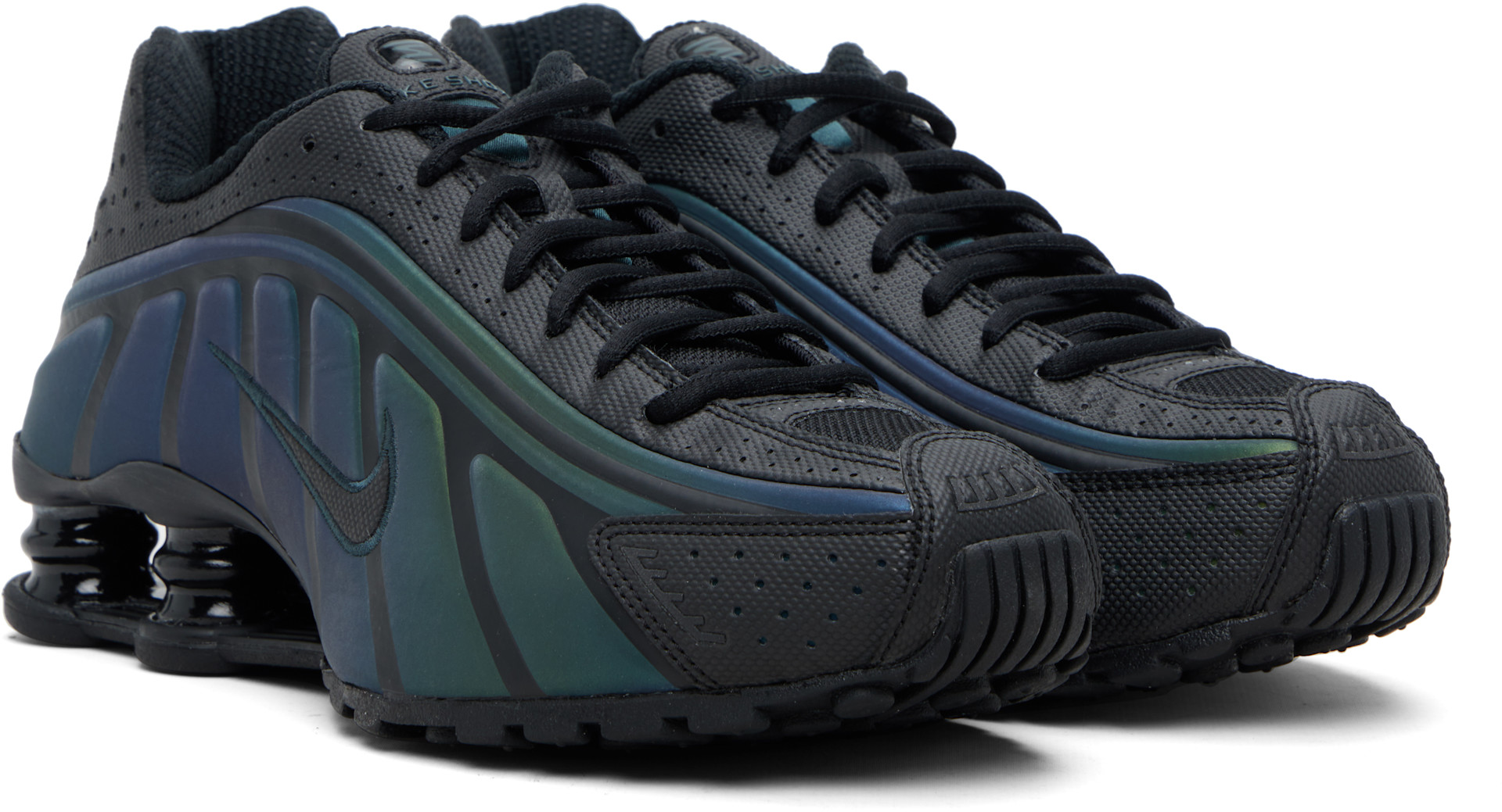 Nike - Baskets Shox TL noir et vert