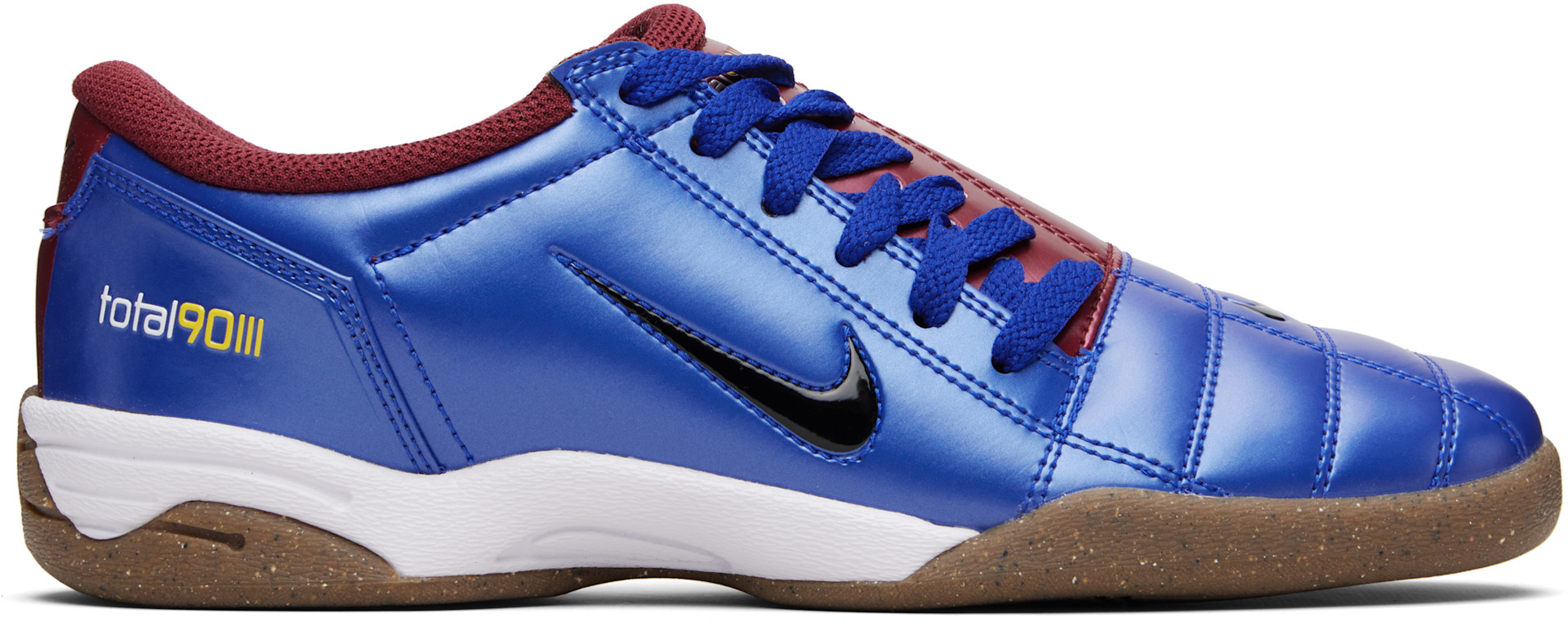 Nike - Baskets Total 90 bleu et bourgogne