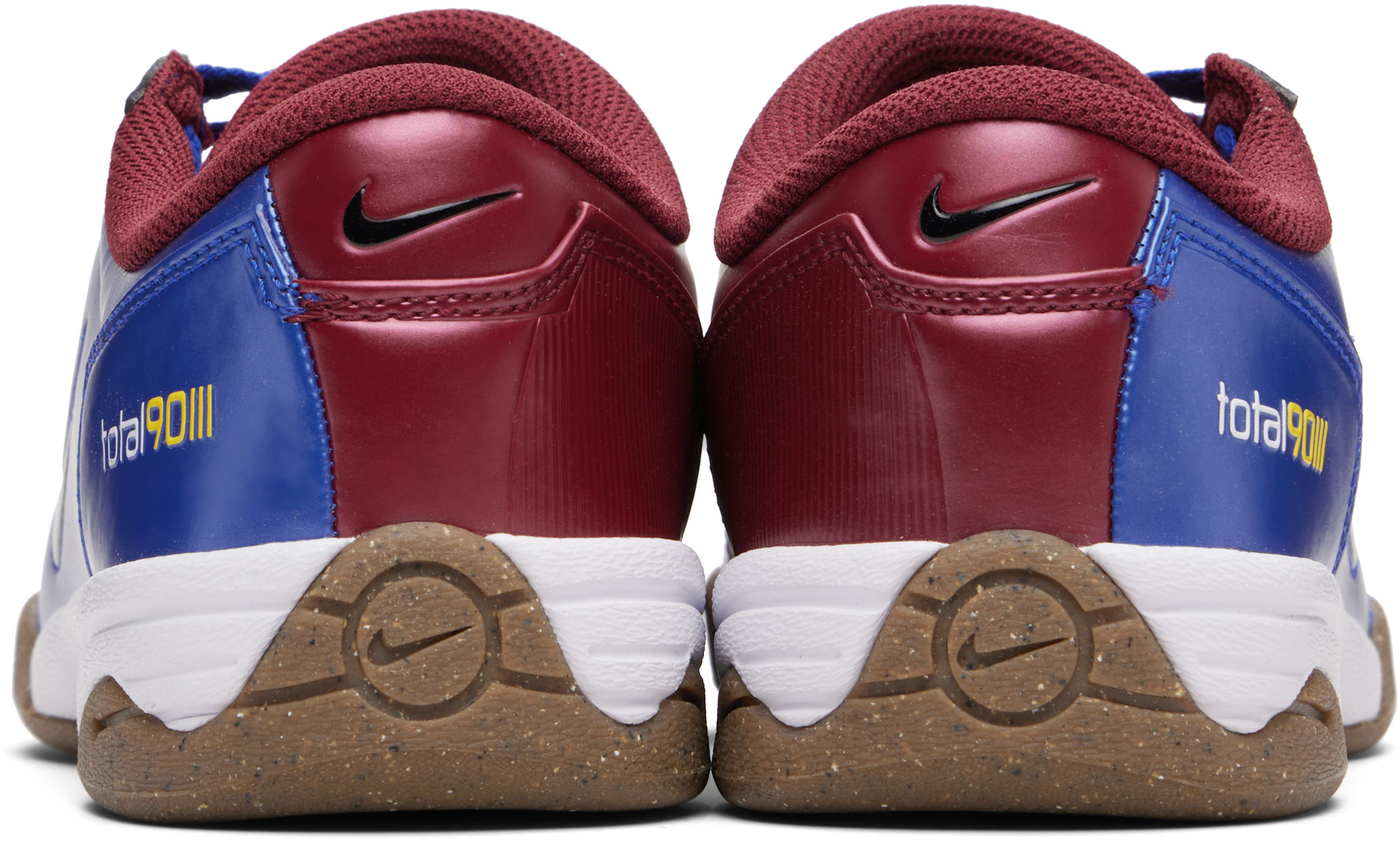 Nike - Baskets Total 90 bleu et bourgogne