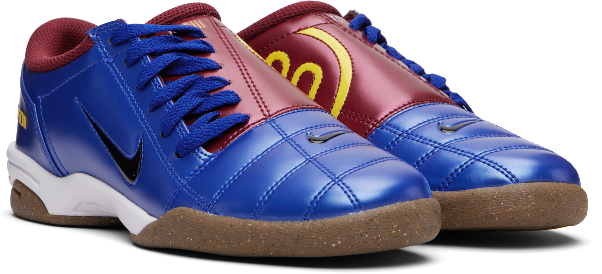 Nike - Baskets Total 90 bleu et bourgogne