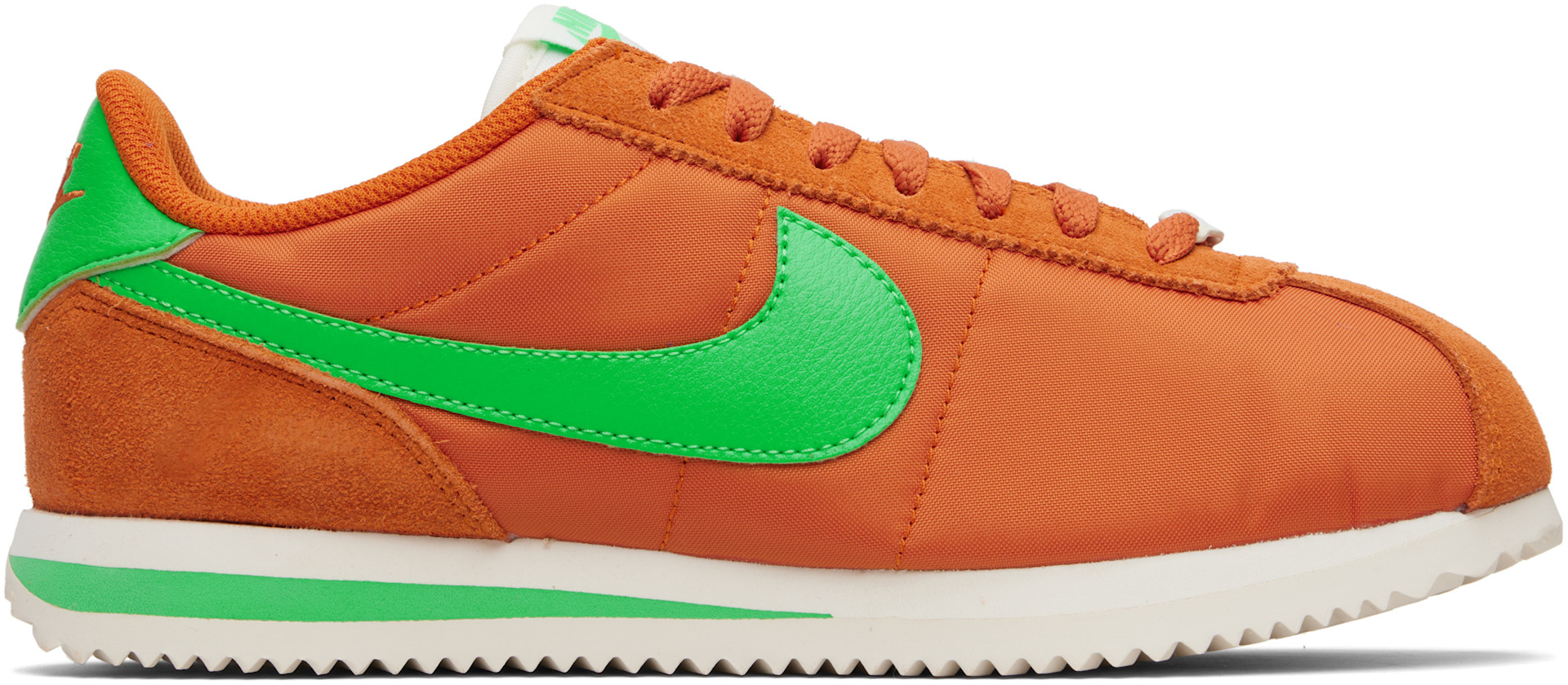 Nike - Baskets Cortez orange en coutil