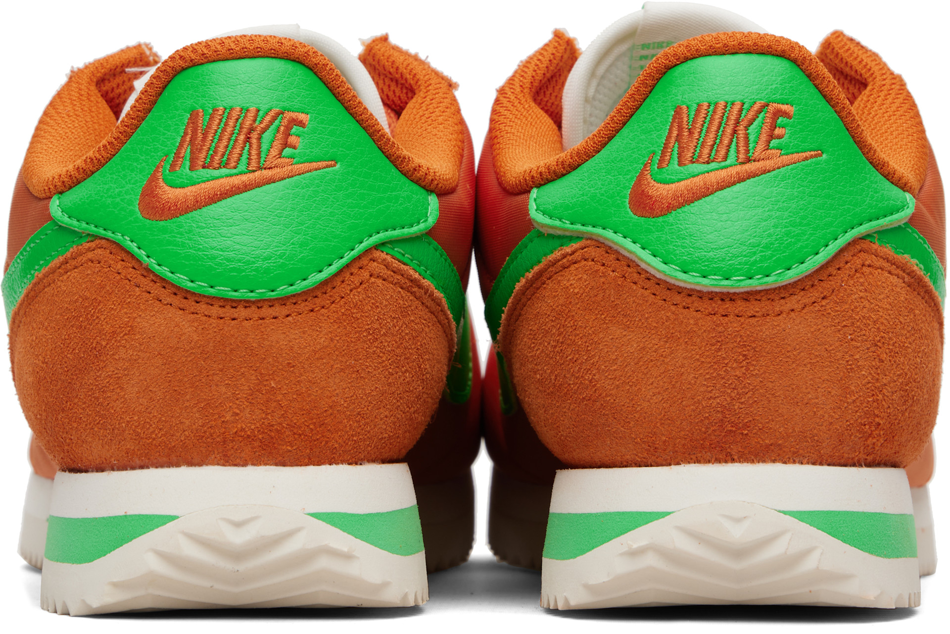 Nike - Baskets Cortez orange en coutil