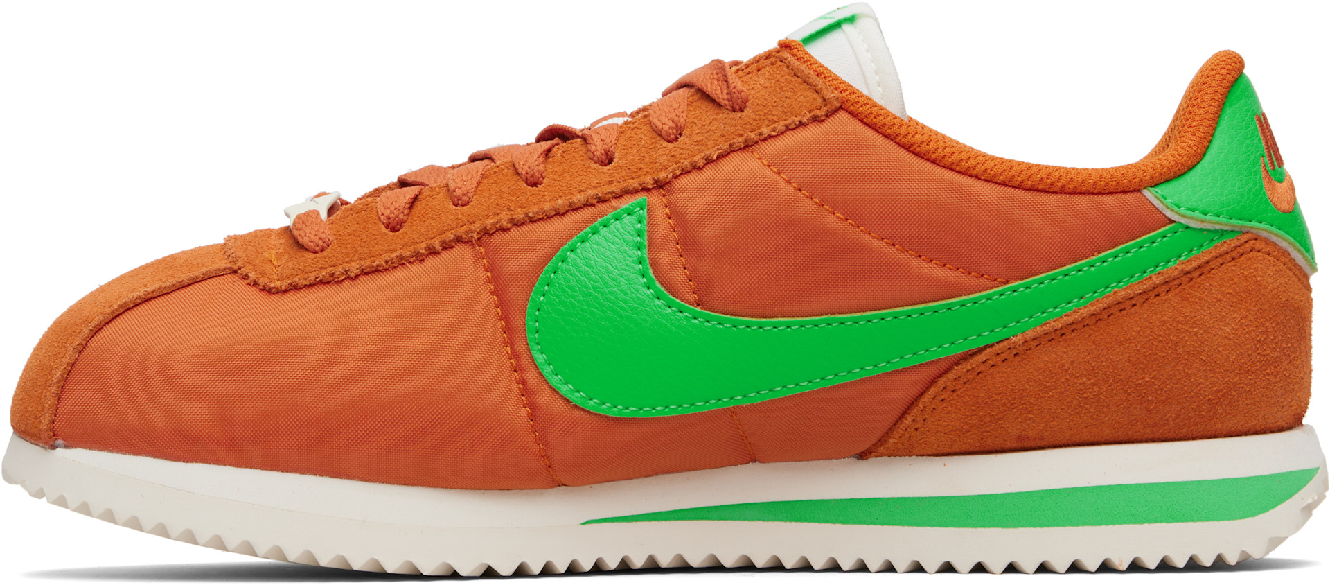 Nike - Baskets Cortez orange en coutil