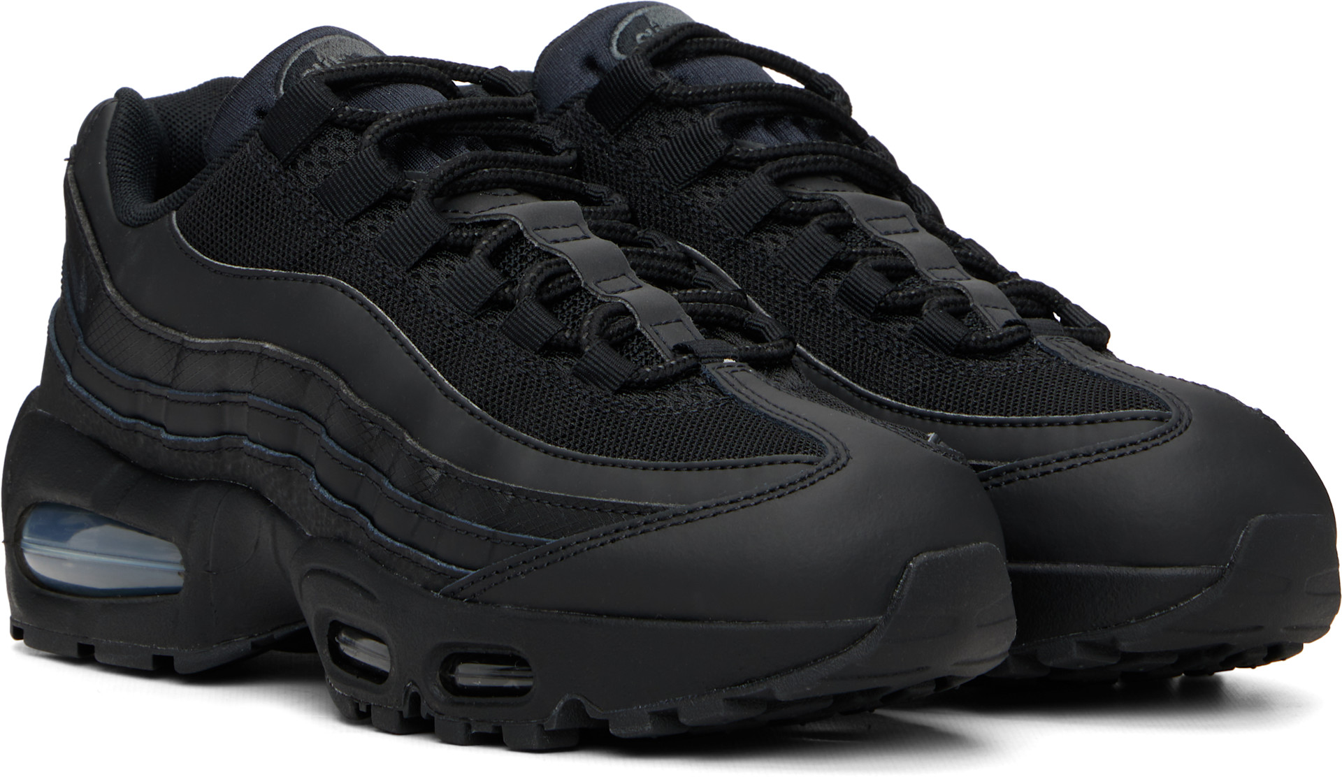 Nike: Black Air Max 95 'Big Bubble' Sneakers | SSENSE Nike: Black Air Max 95 'Big Bubble' Sneakers | SSENSE