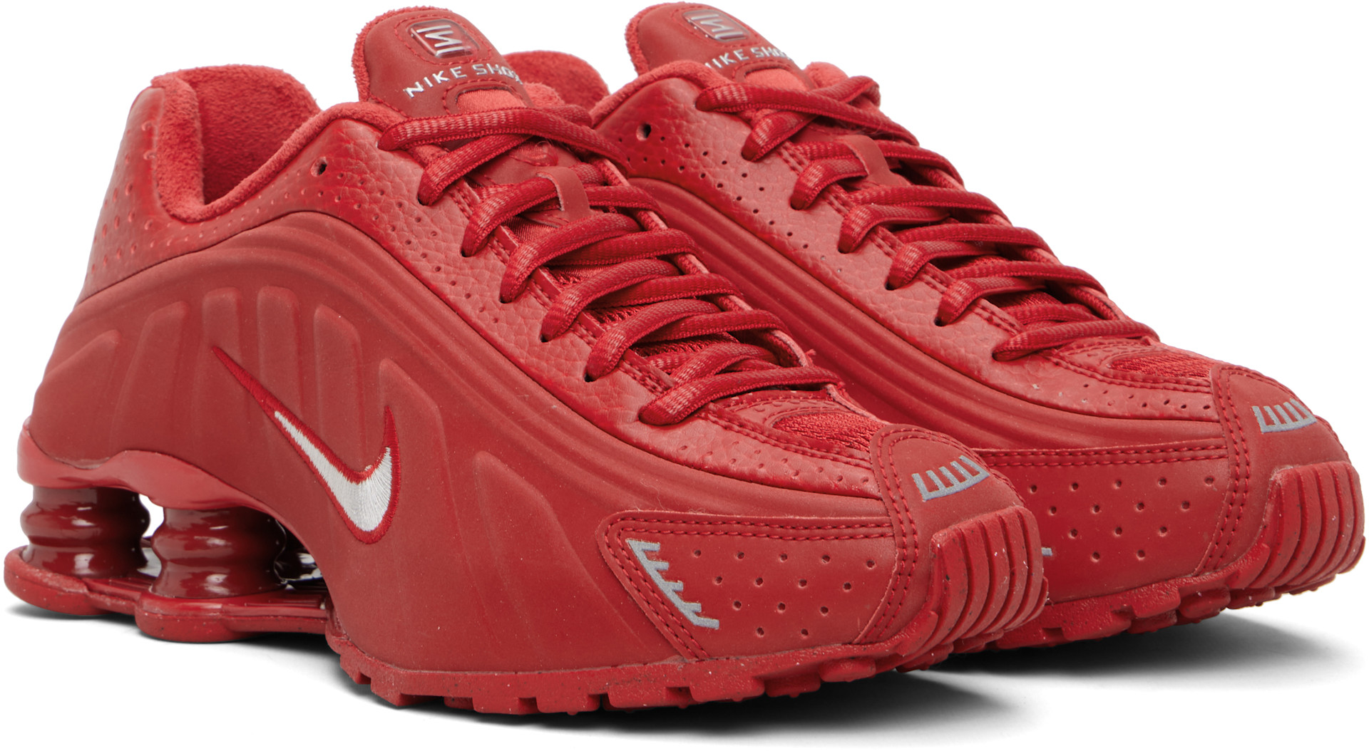 Nike: Red Shox R4 Sneakers | SSENSE