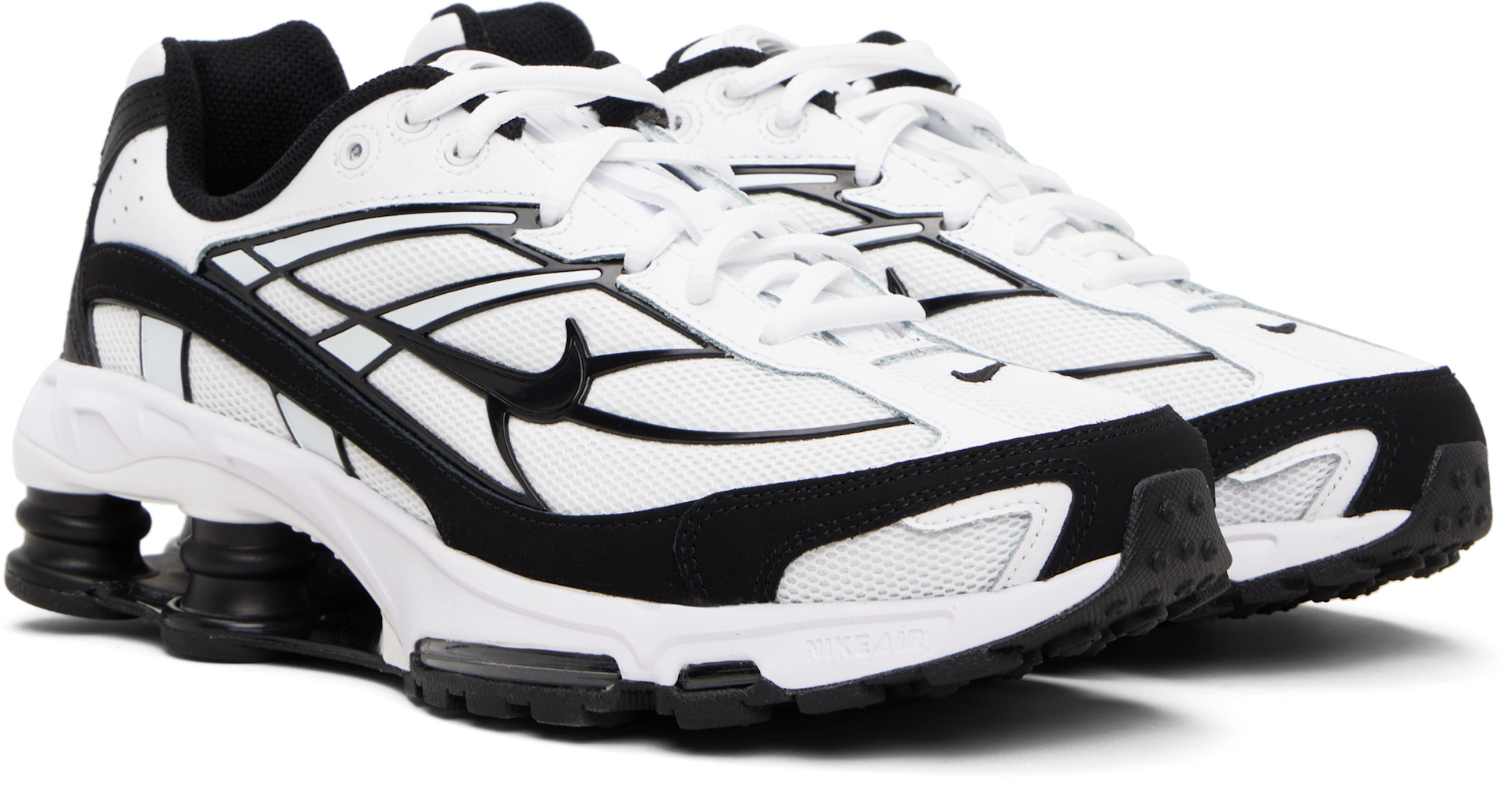 Nike - Baskets Shox Ride 2 noir et blanc