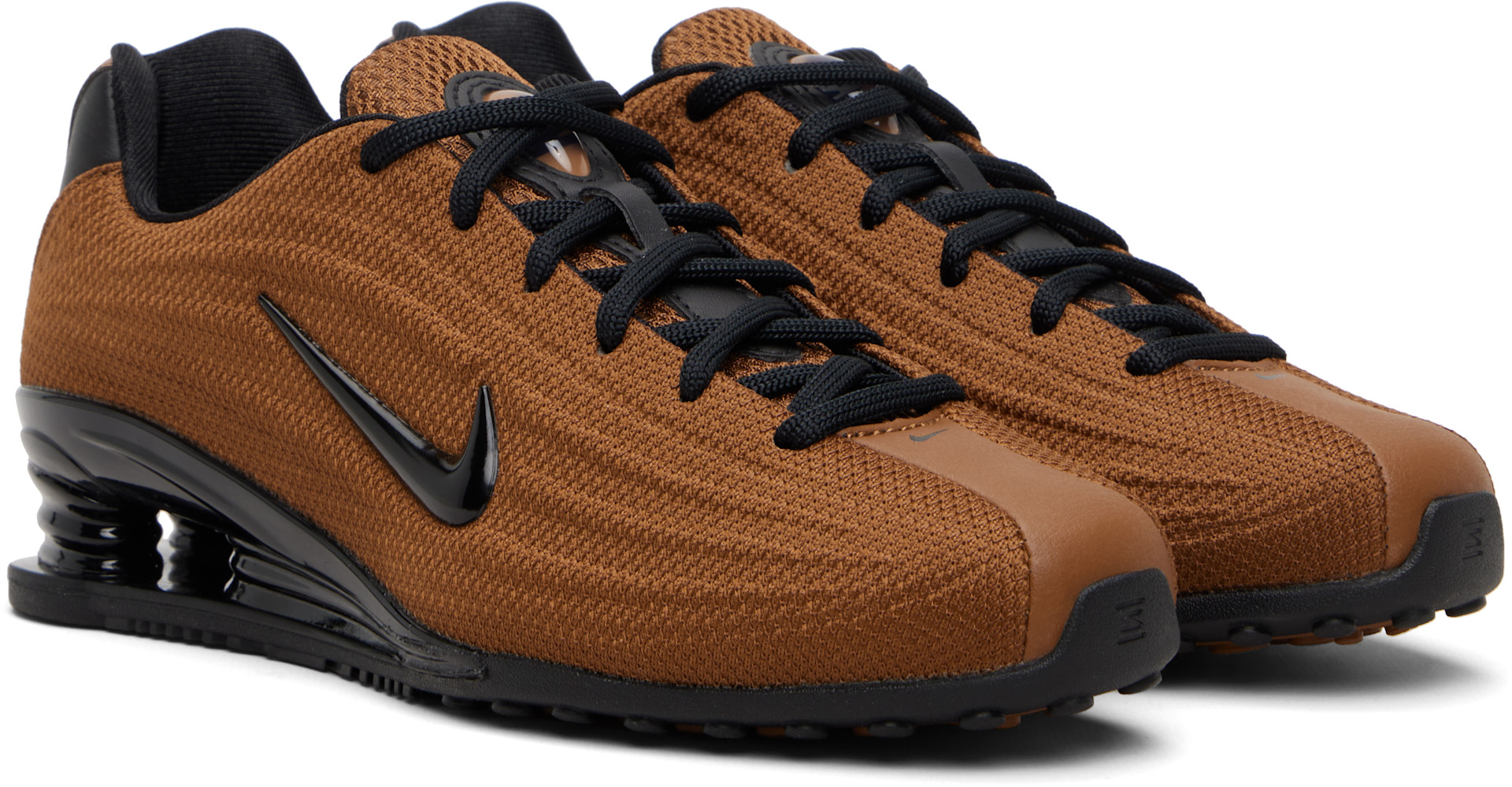 Nike - Baskets Shox Z brunes
