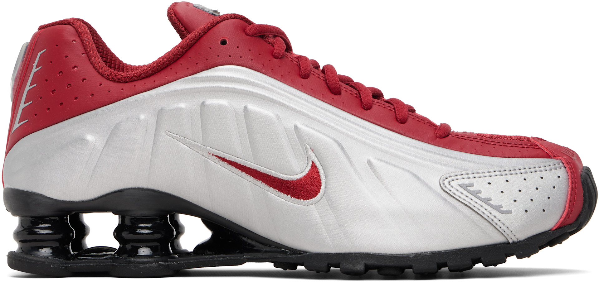 Nike: レッド＆シルバー Shox R4 スニーカー | SSENSE 日本