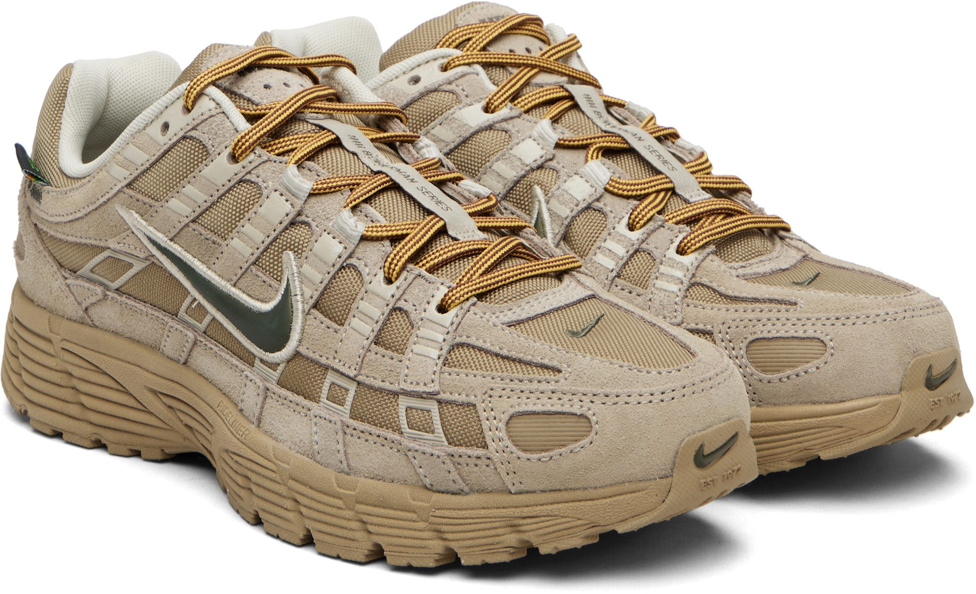 Nike: カーキ P-6000 Premium CORDURA（コーデュラ）スニーカー