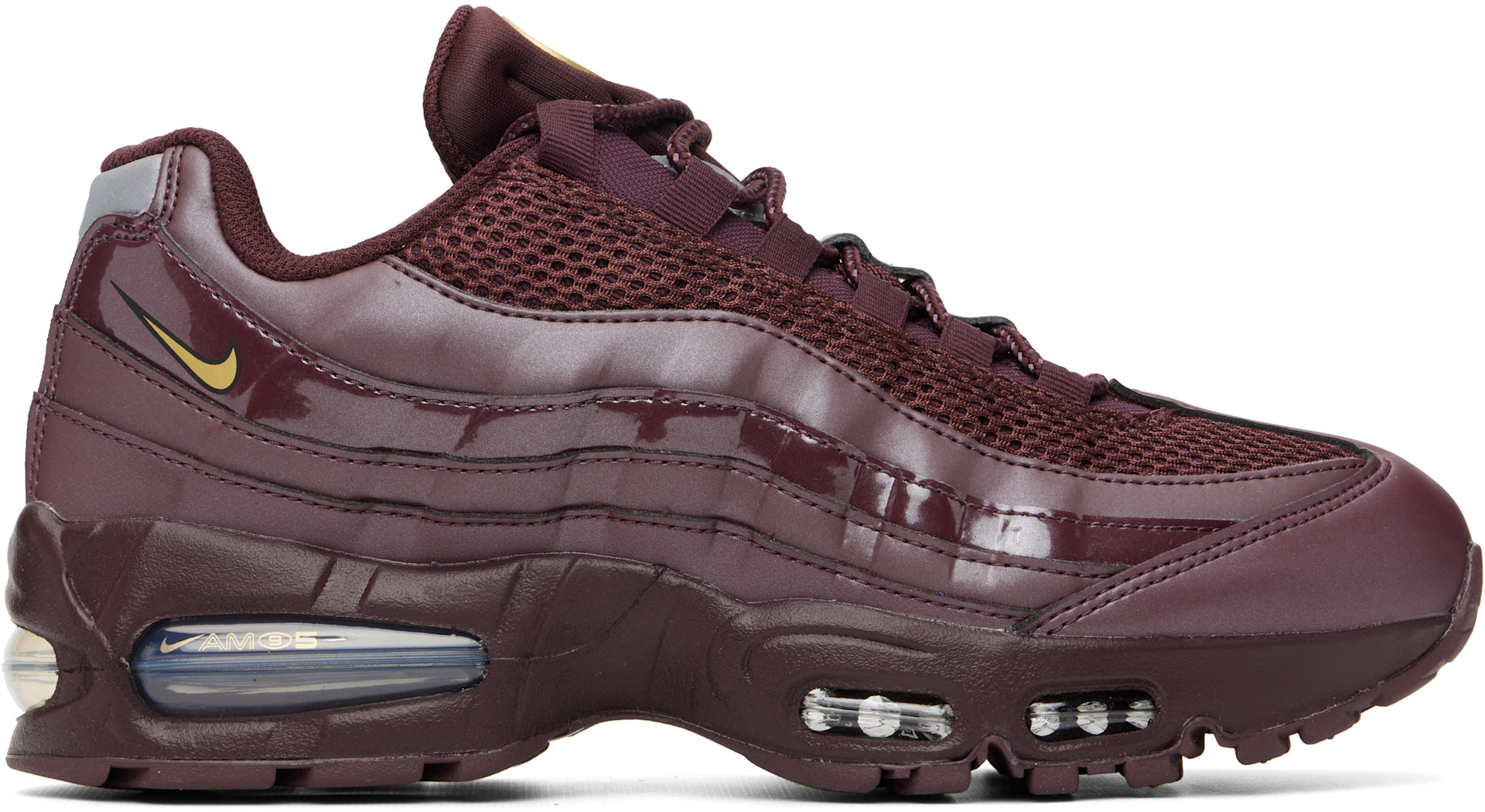 Nike - Baskets Air Max 95 Big Bubble bourgogne