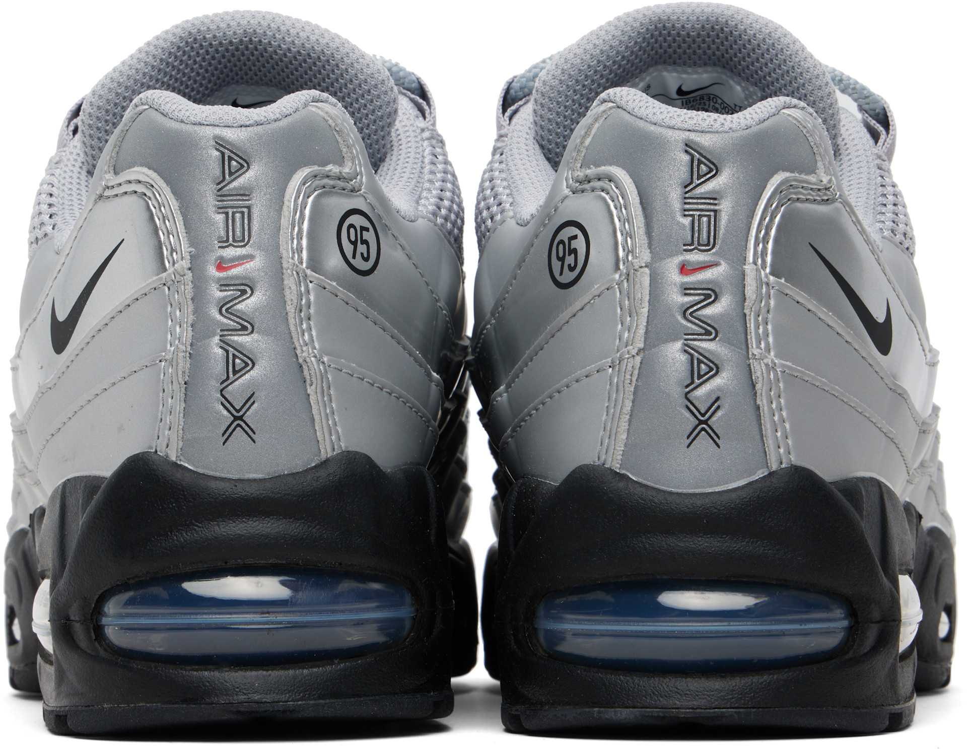 Nike: Silver Air Max 95 Big Bubble Sneakers | SSENSE Canada