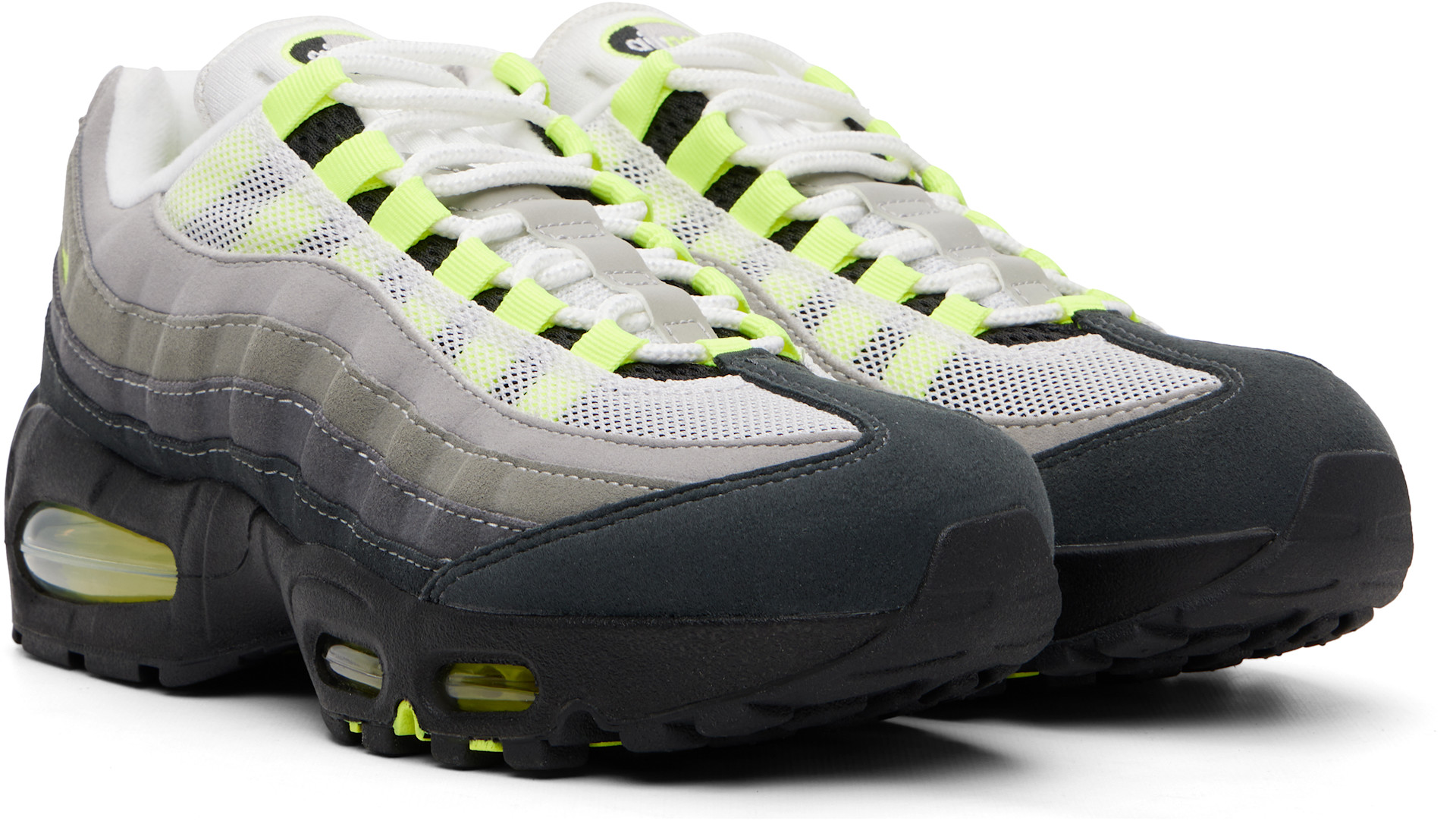 Nike Air Max 95 グレー/ブラック スニーカー Nike: グレー＆ブラック Nike Air Max 95 OG スニーカー | SSENSE 日本