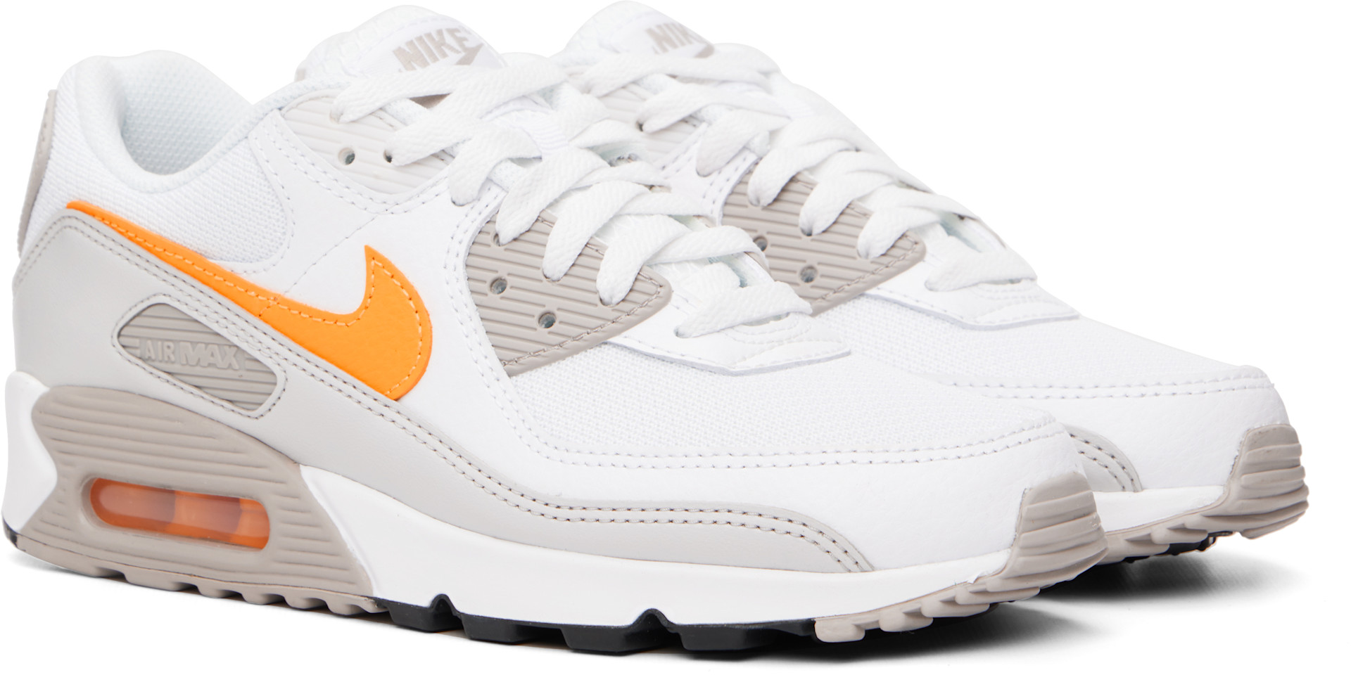 Nike: ホワイト＆グレー Air Max 90 スニーカー | SSENSE 日本