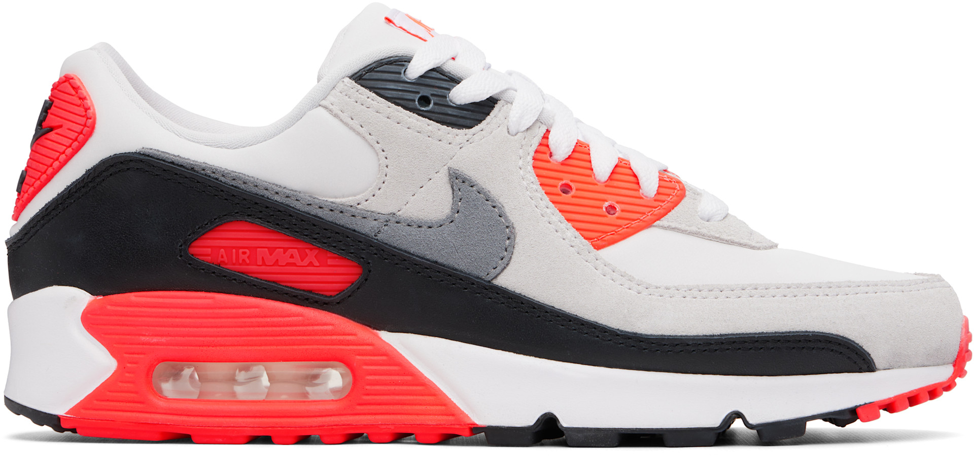 Nike: Gray & Black Air Max 90 Sneakers | SSENSE