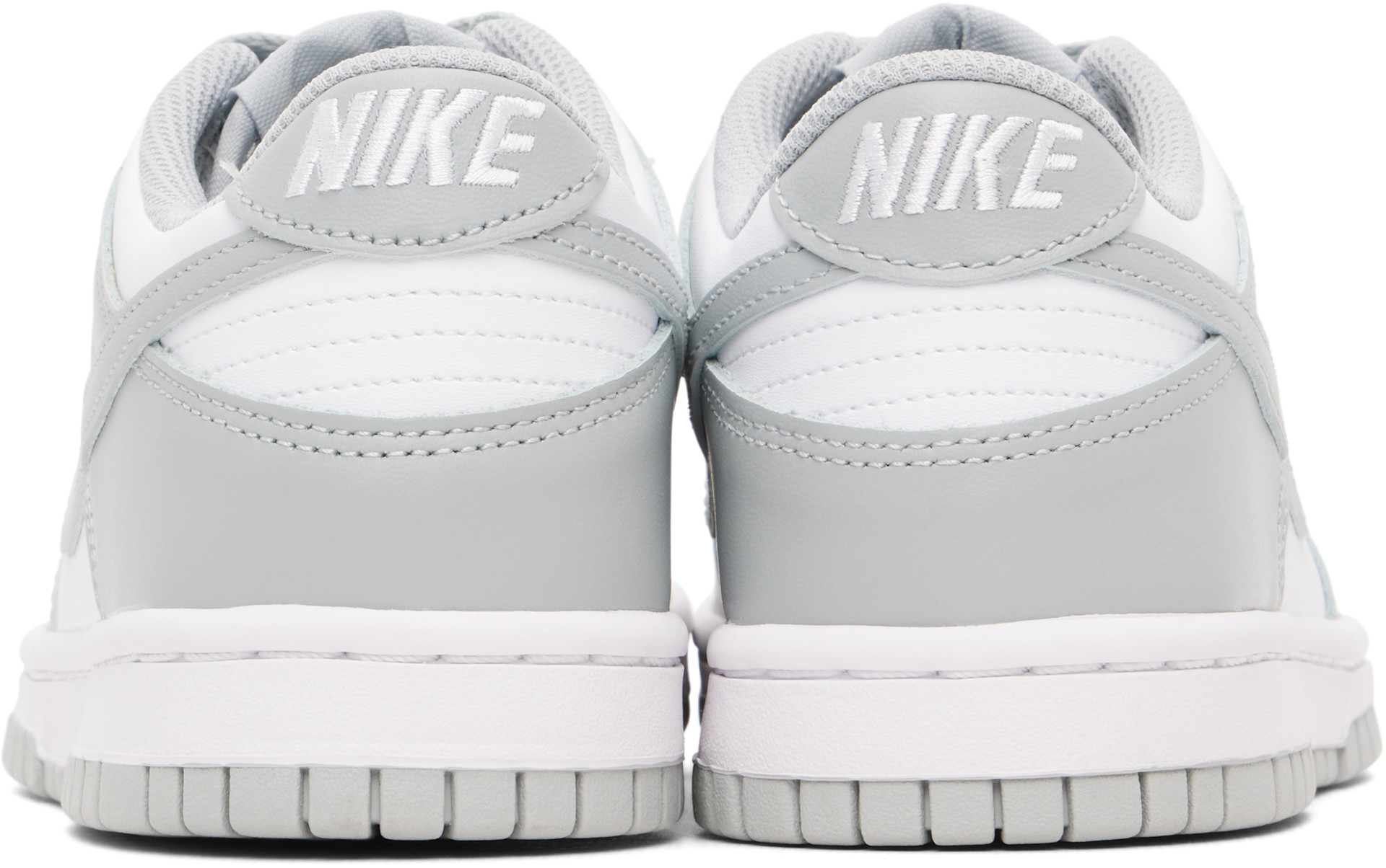 Nike - Jeune | Baskets basses Dunk blanc et gris